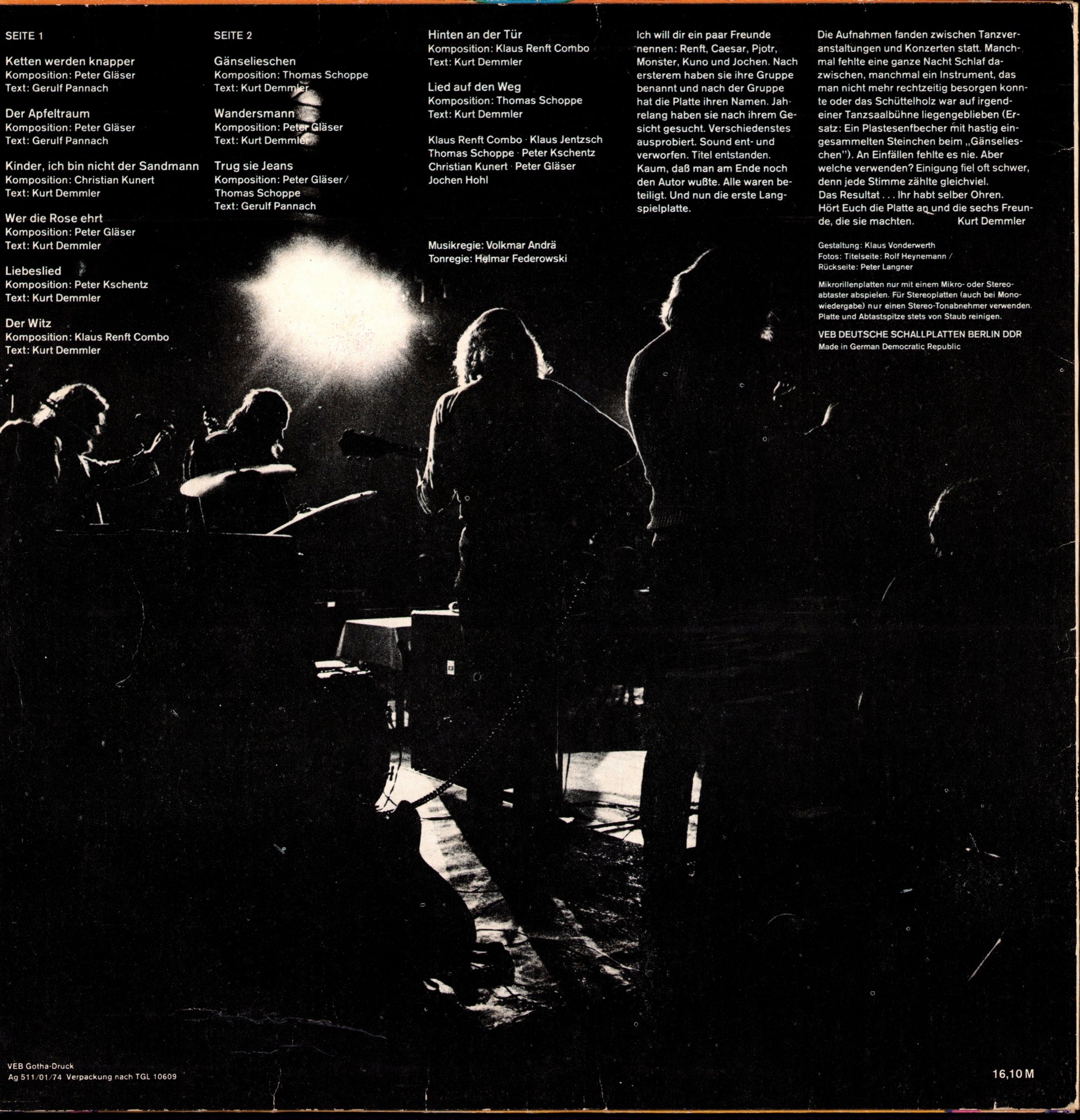 Klaus Renft Combo – Klaus Renft Combo Vinyl LP