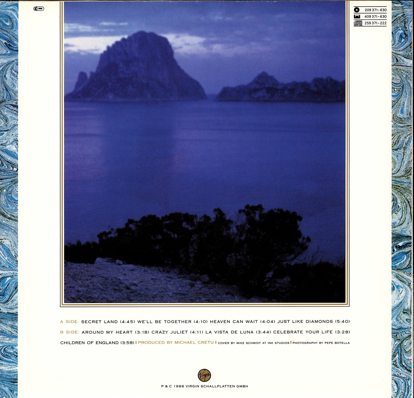 Sandra – Into A Secret Land Vinyl LP Kopie