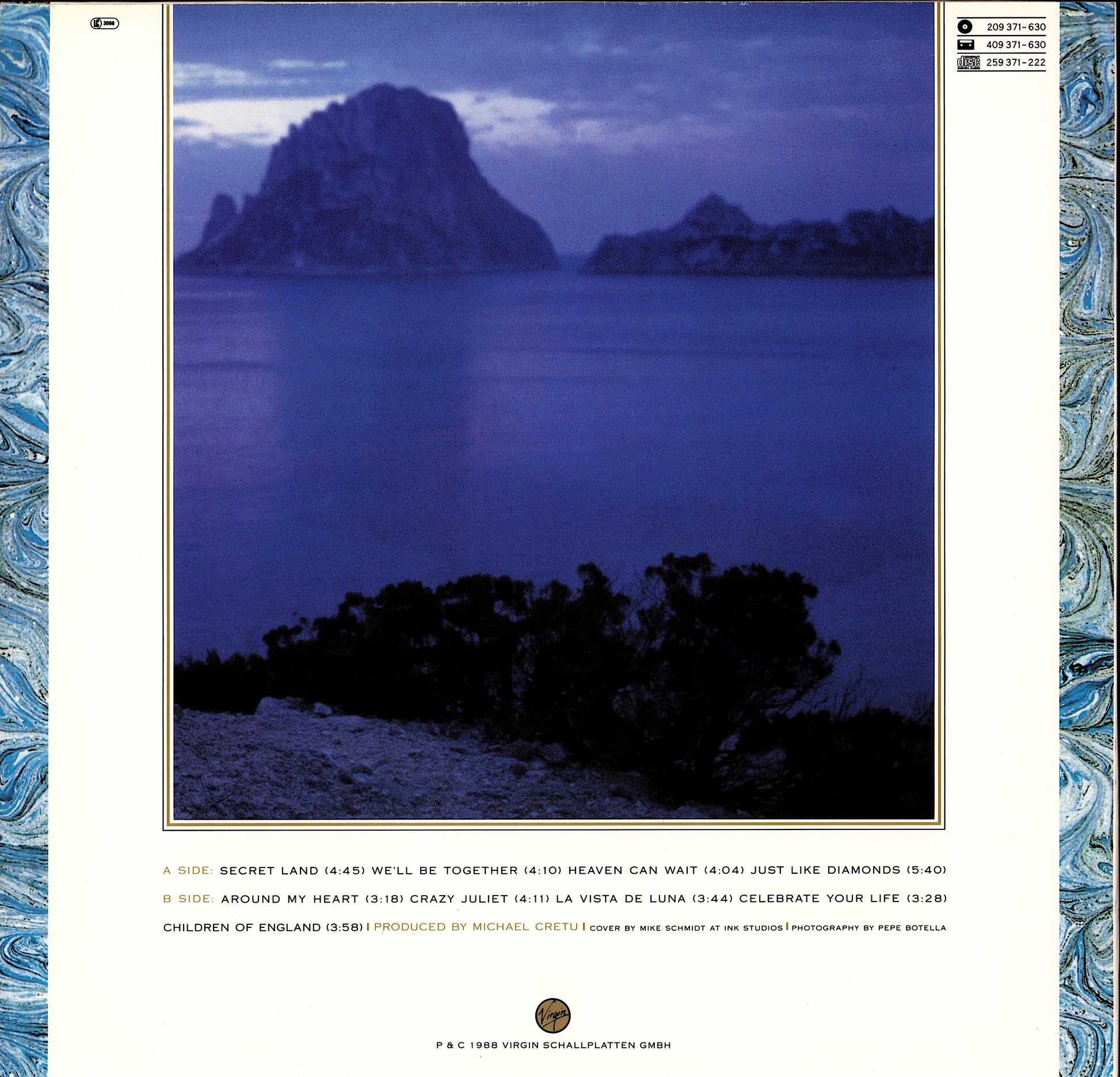 Sandra – Into A Secret Land Vinyl LP Kopie