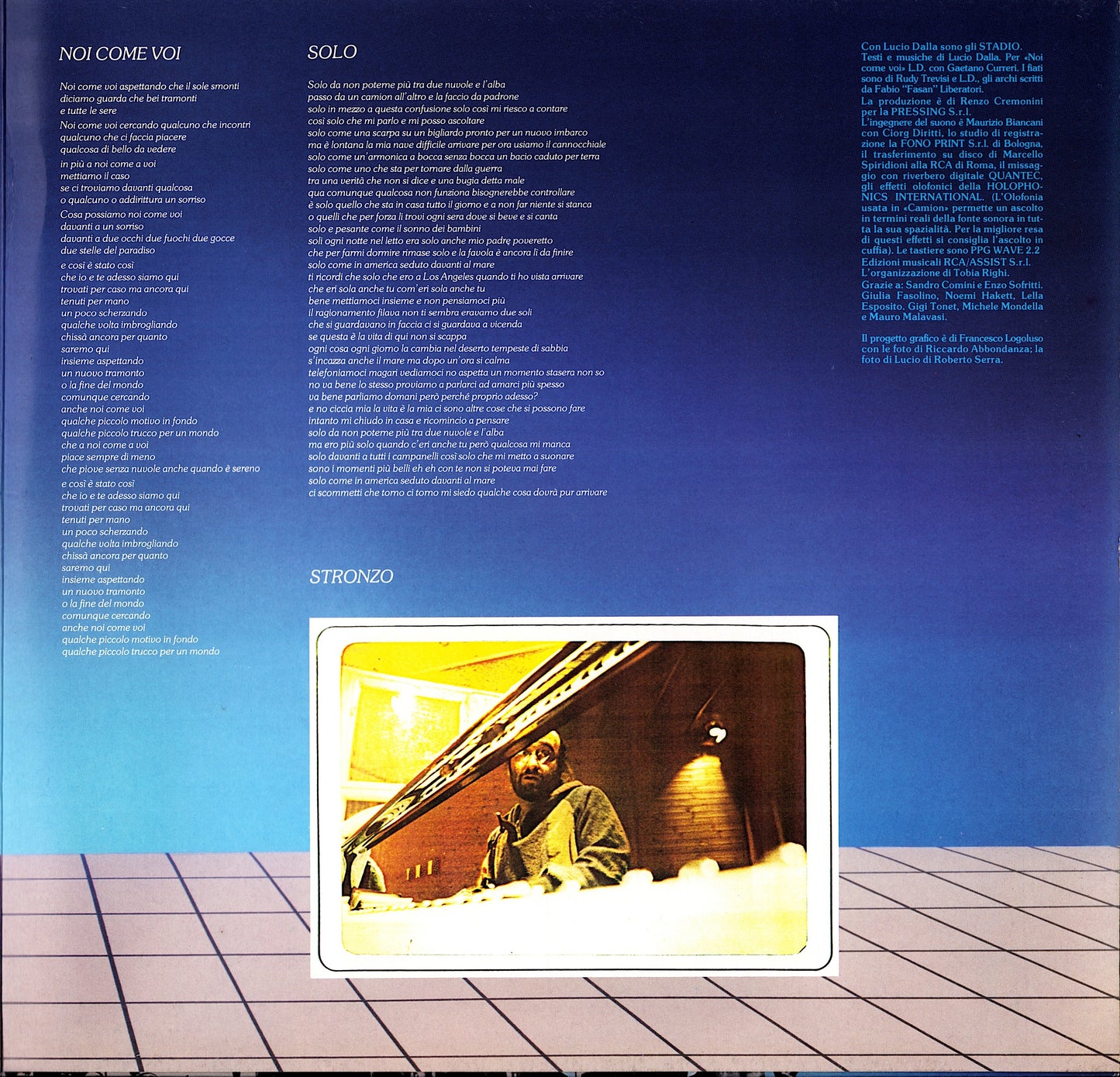 Lucio Dalla – 1983 Vinyl LP