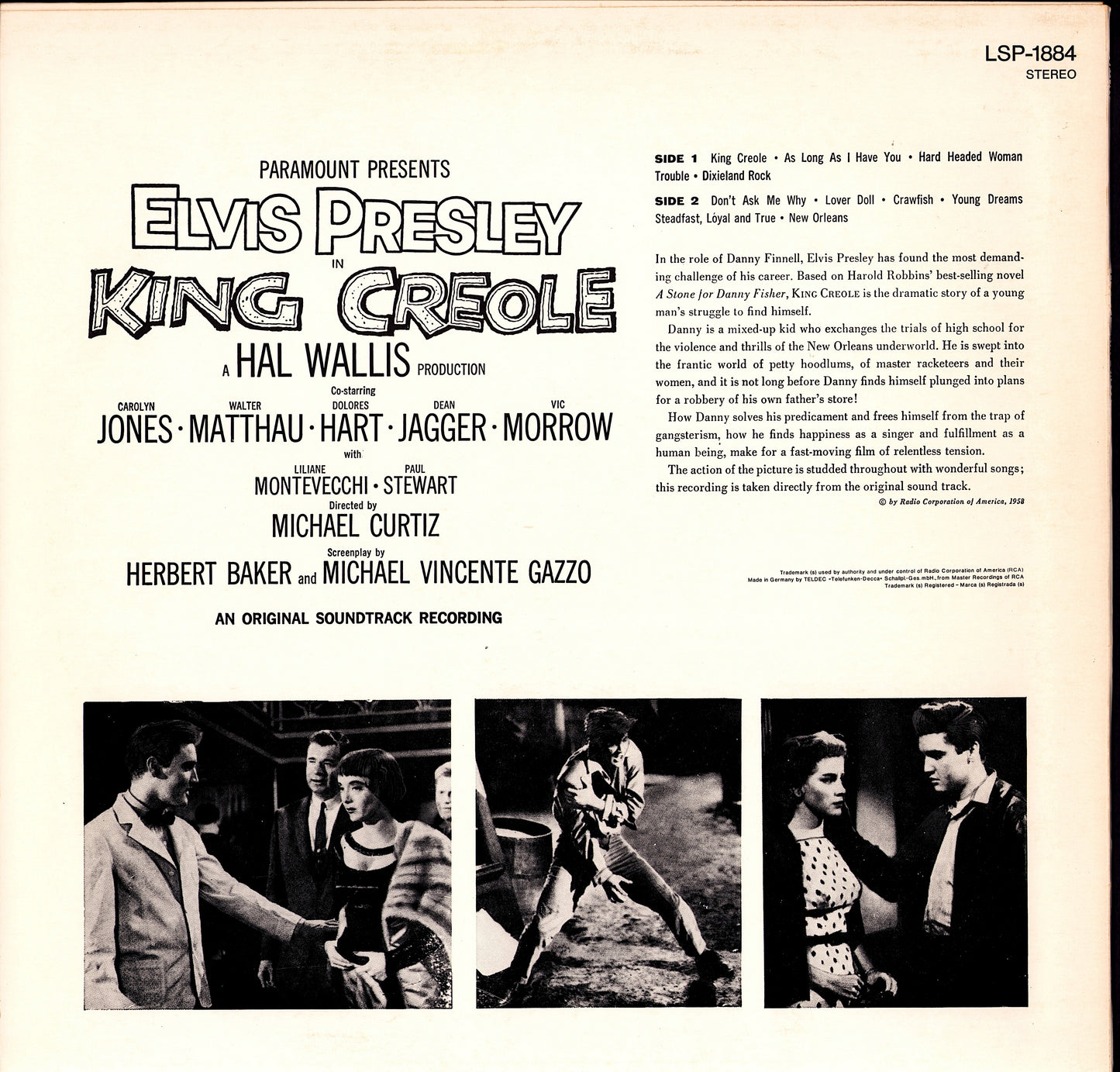 Elvis Presley – King Creole Vinyl LP
