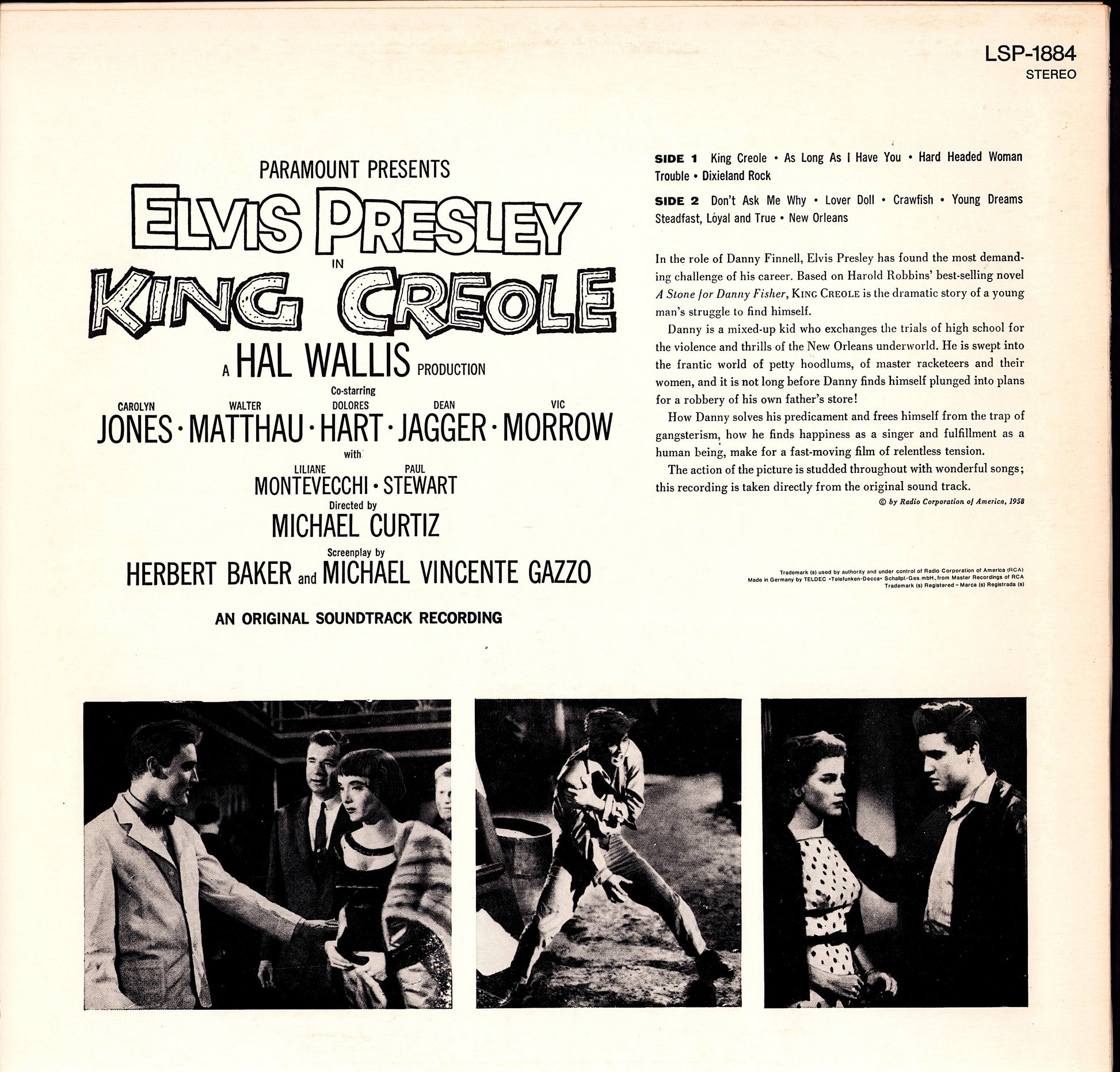 Elvis Presley – King Creole Vinyl LP