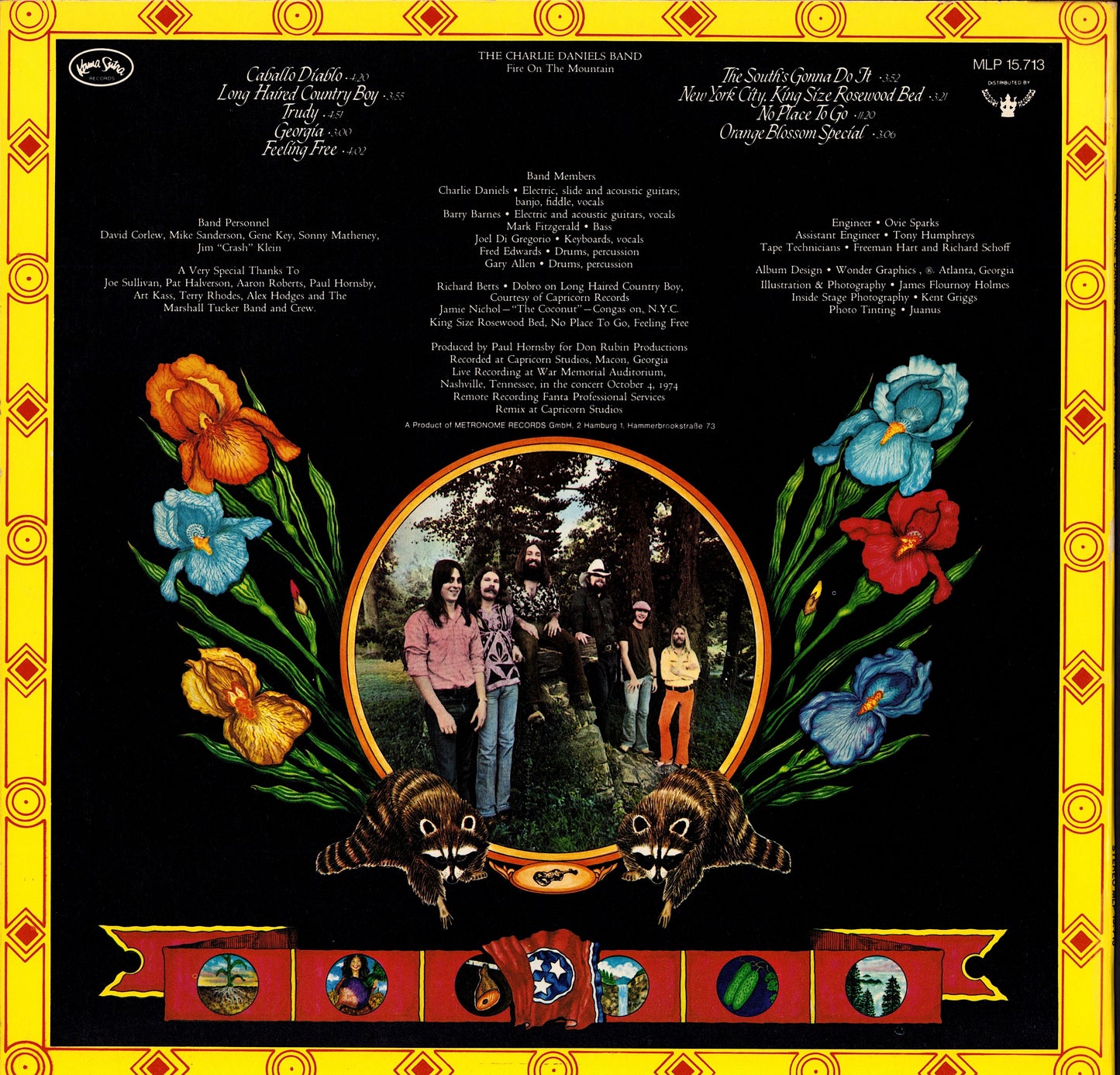 The Charlie Daniels Band – Fire On The Mountain Vinyl LP