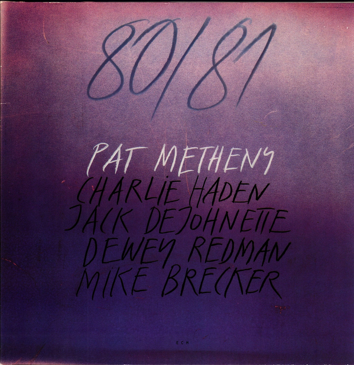 Pat Metheny, Charlie Haden, Jack DeJohnette, Dewey Redman, Mike Brecker - 80/81 Vinyl LP Kopie