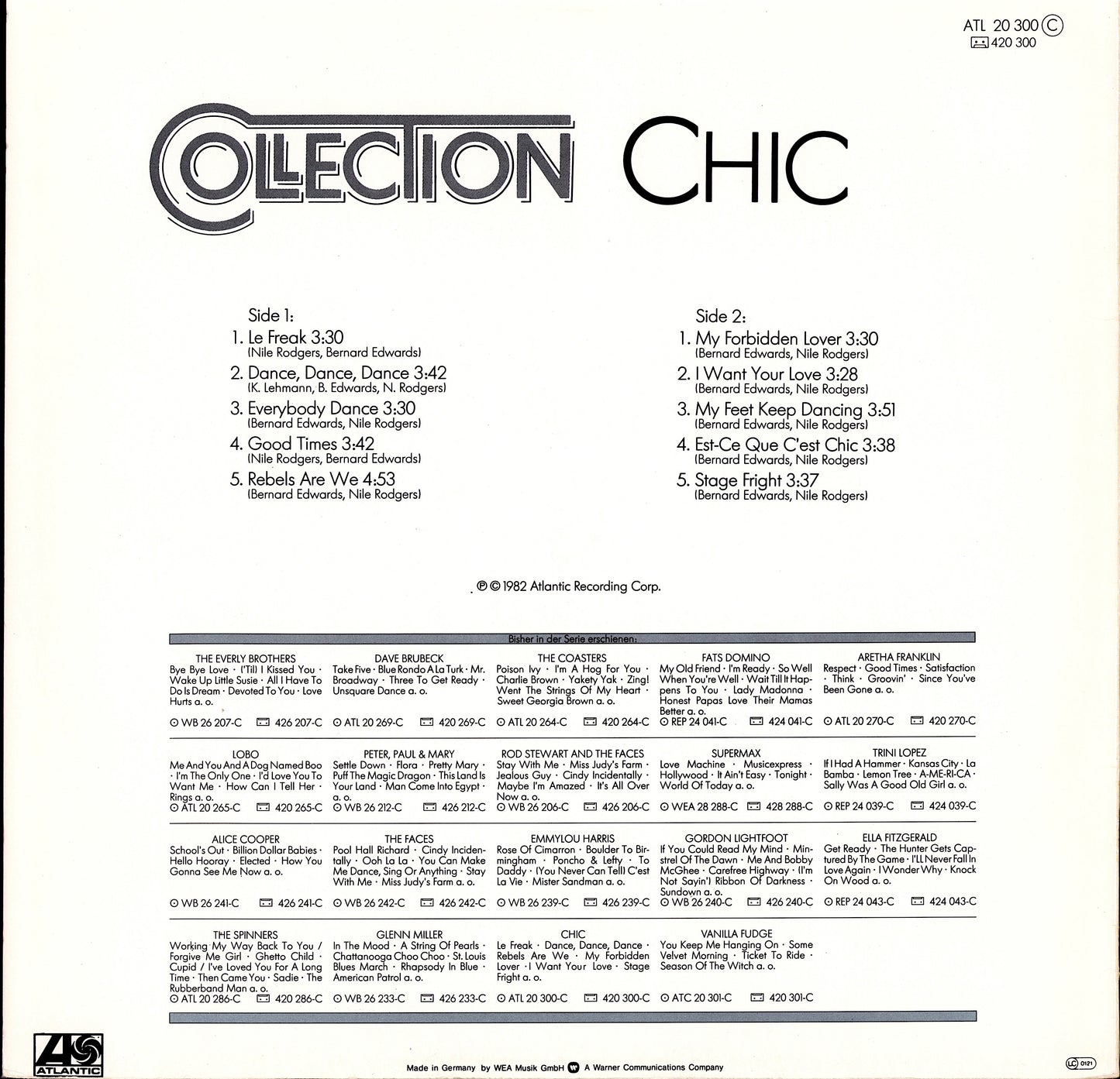 Chic – Collection Vinyl LP