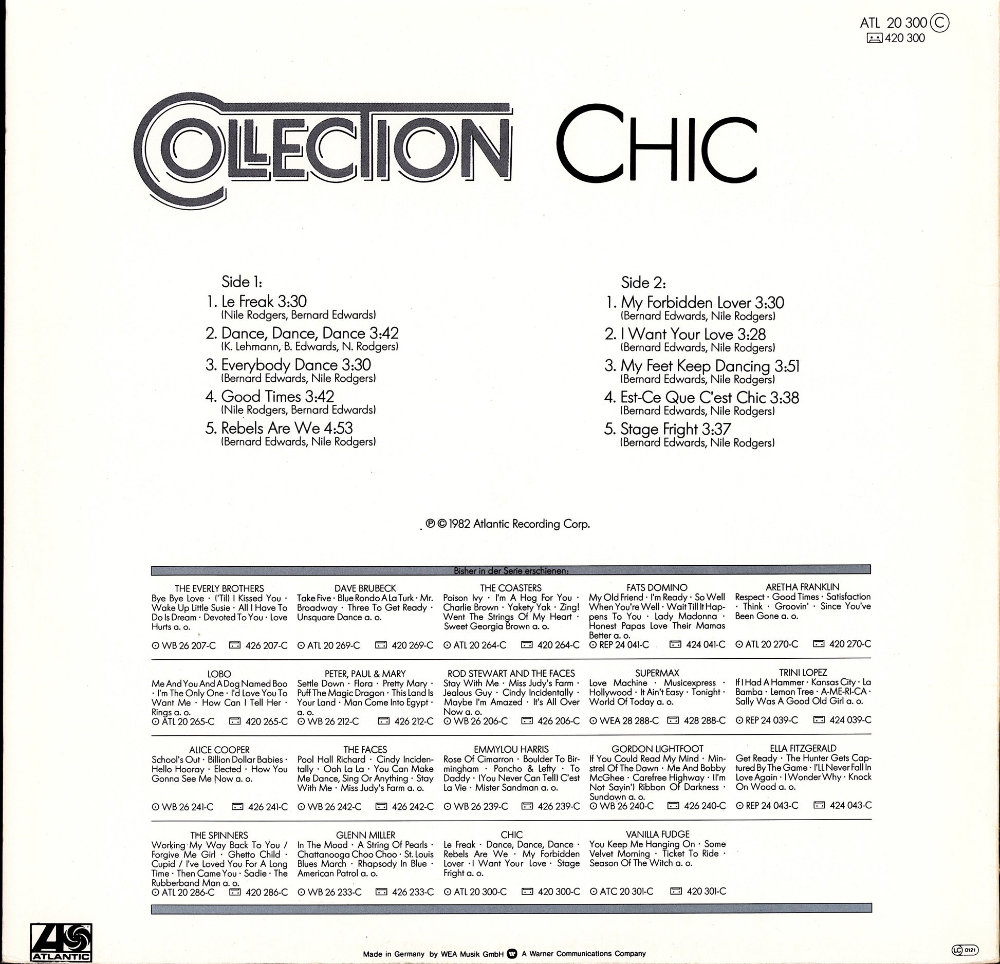 Chic – Collection Vinyl LP