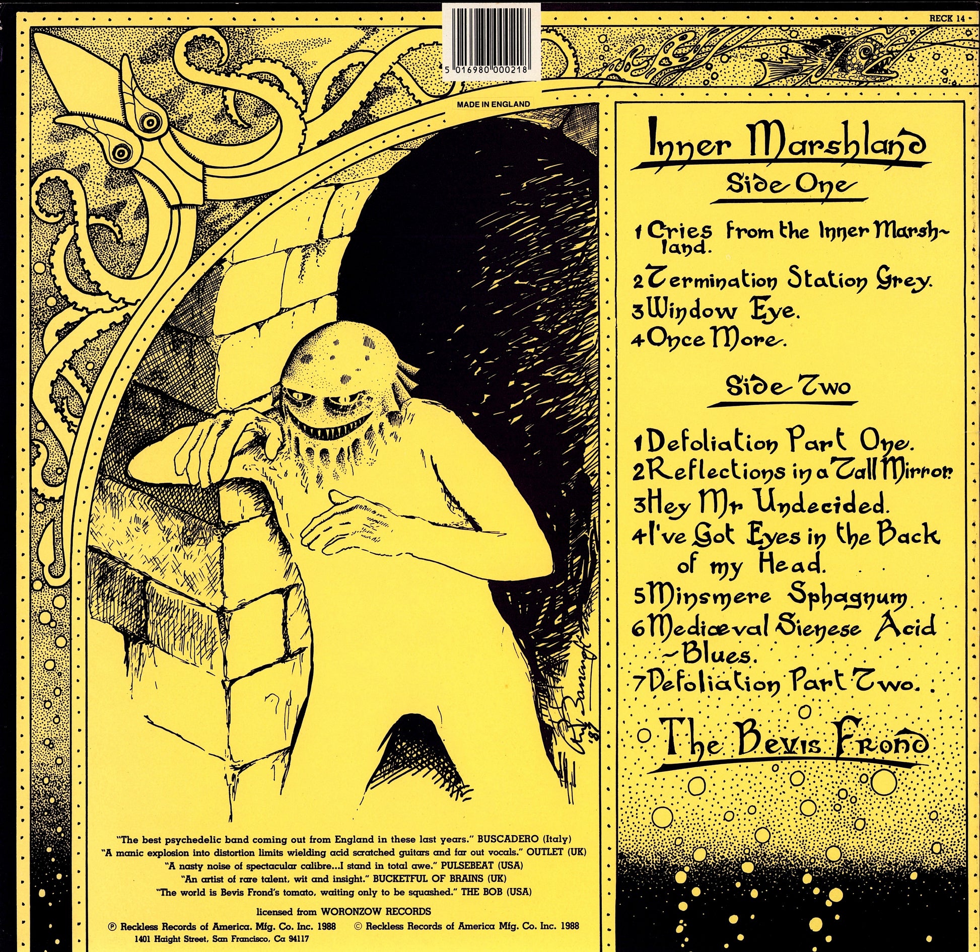 The Bevis Frond – Inner Marshland Vinyl LP