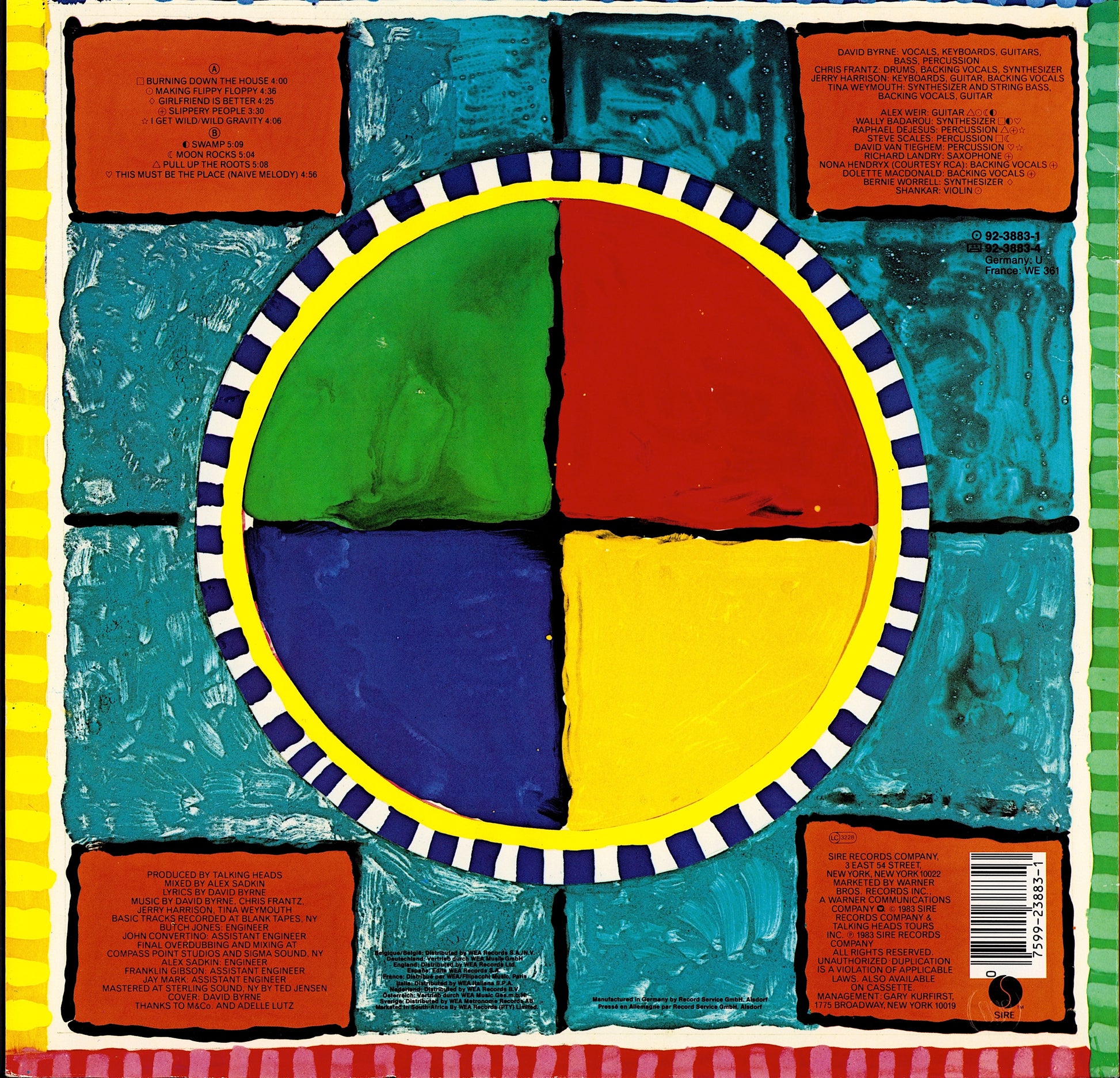 Talking Heads - Speaking In Tongues Vinyl LP