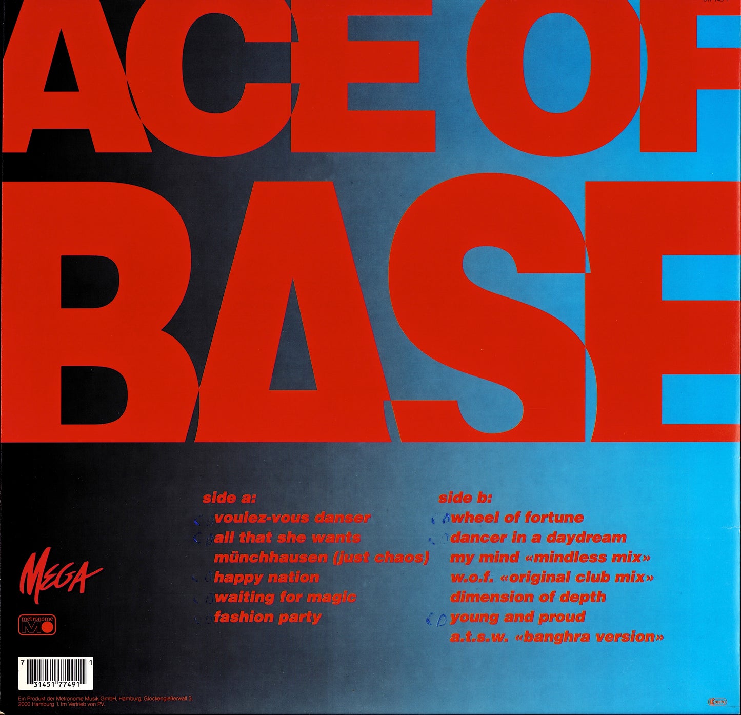 Ace Of Base – Happy Nation Vinyl LP