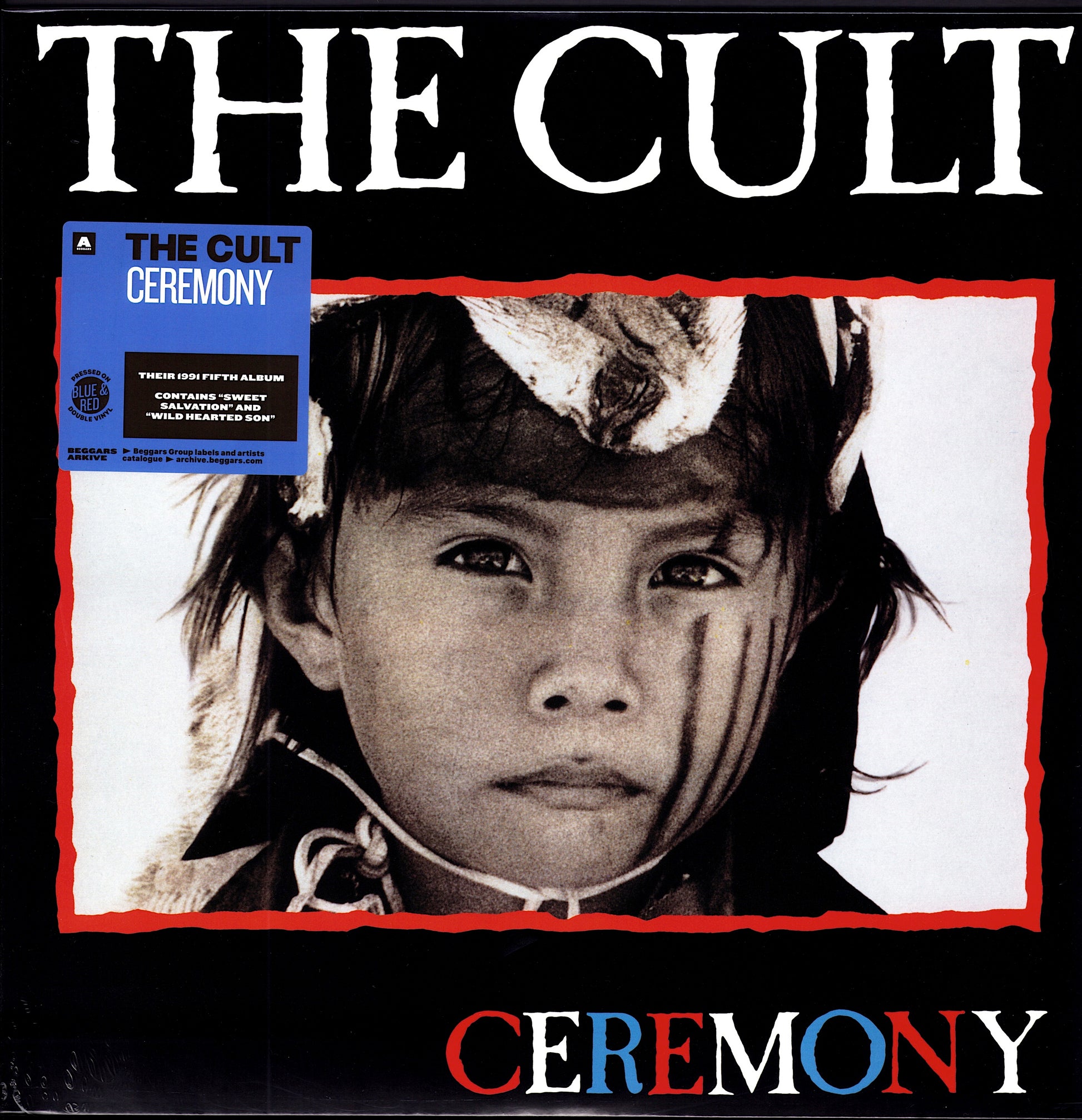 The Cult - Ceremony Blue & Red Vinyl 2LP Limited Edition