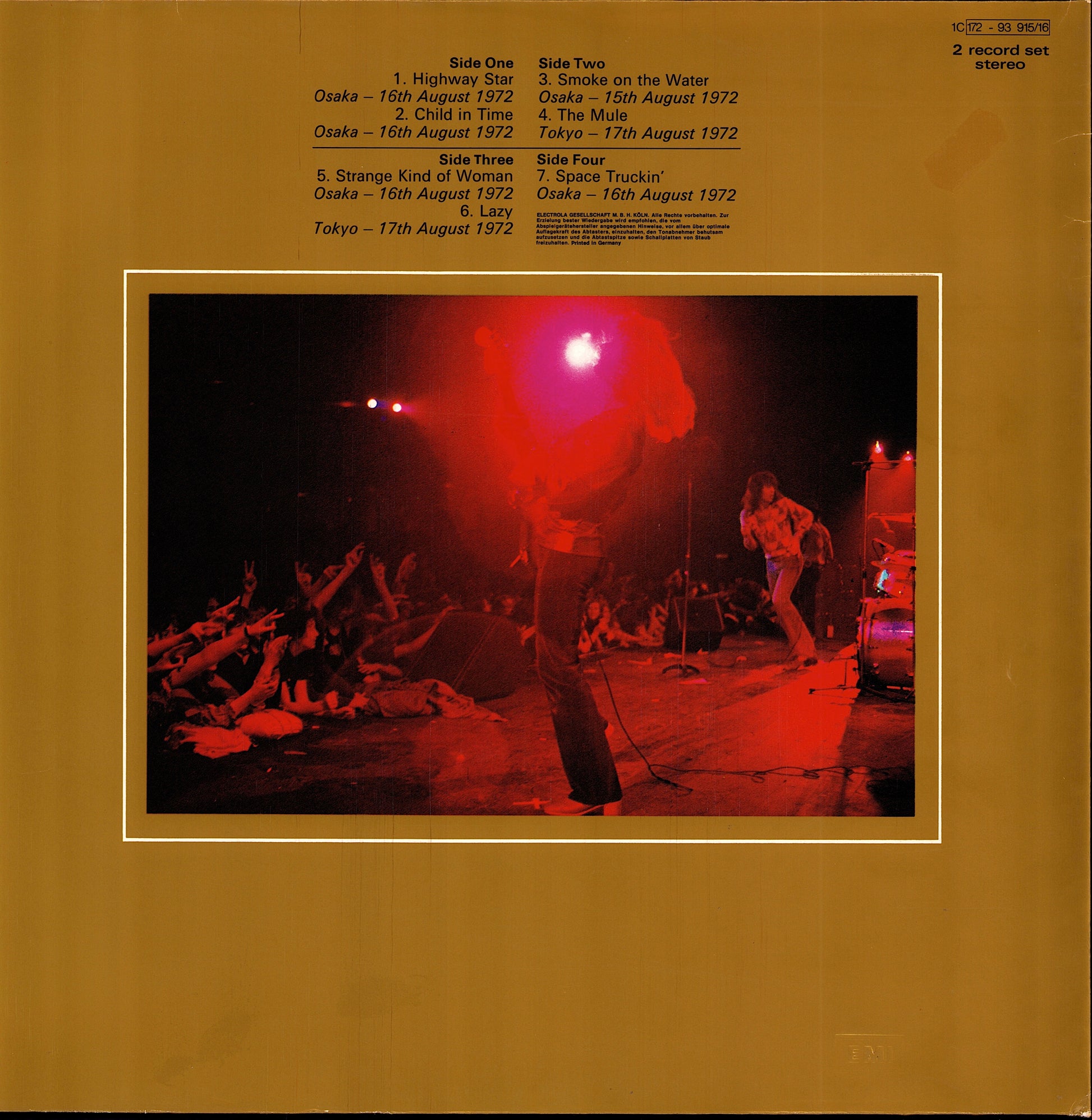 Deep Purple ‎- Made In Japan Vinyl 2LP