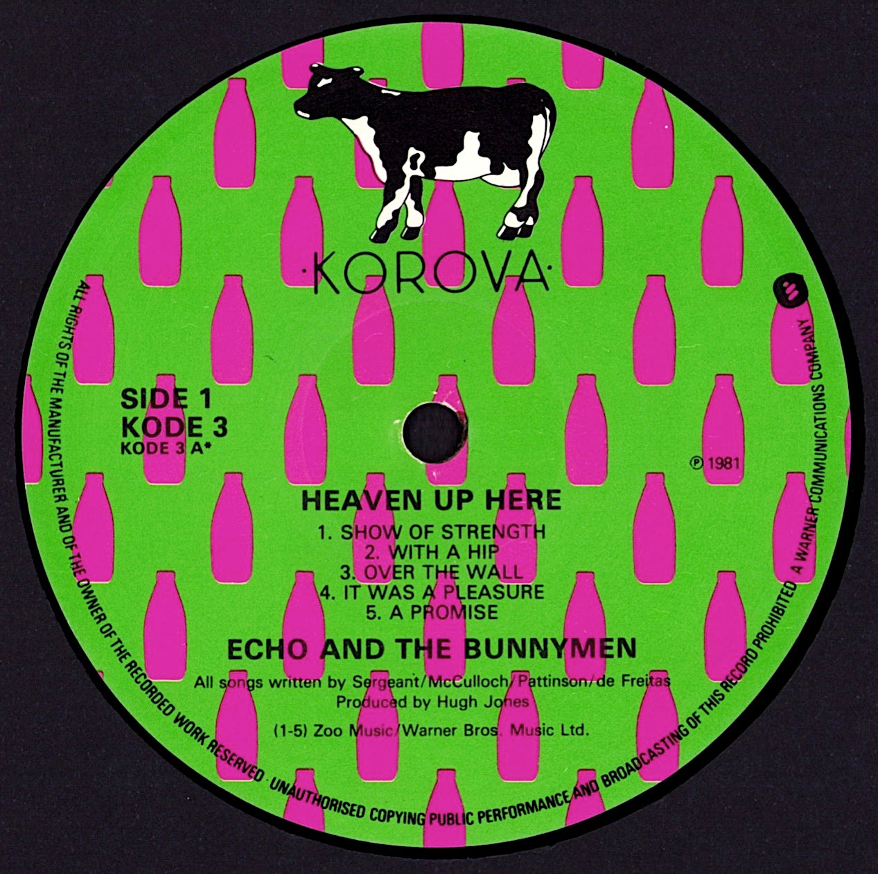 Echo And The Bunnymen - Heaven Up Here Vinyl LP