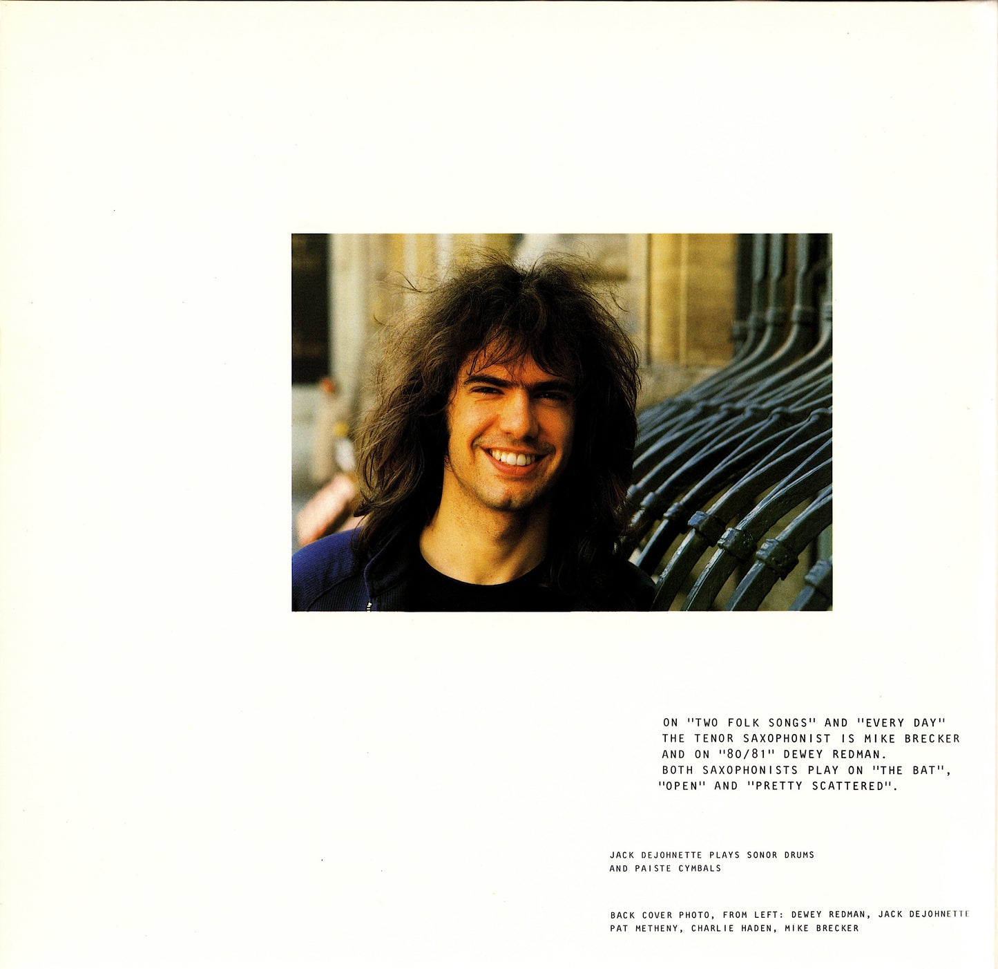 Pat Metheny, Charlie Haden, Jack DeJohnette, Dewey Redman, Mike Brecker - 80/81 Vinyl LP Kopie