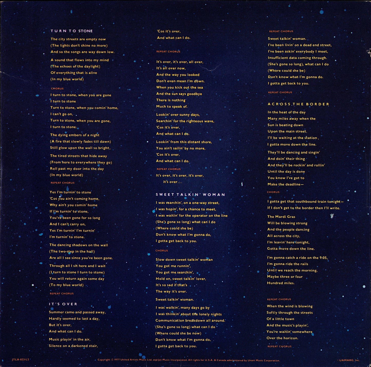 Electric Light Orchestra – Out Of The Blue Vinyl 2LP