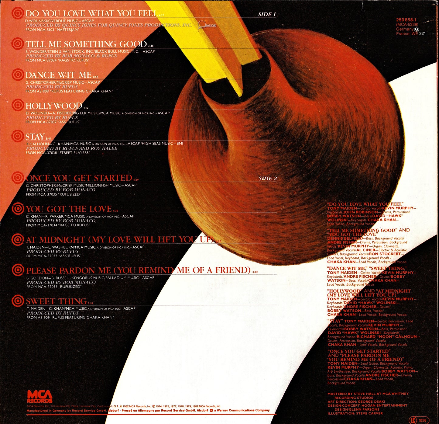 Rufus With Chaka Khan - The Very Best Of Rufus With Chaka Khan Vinyl LP