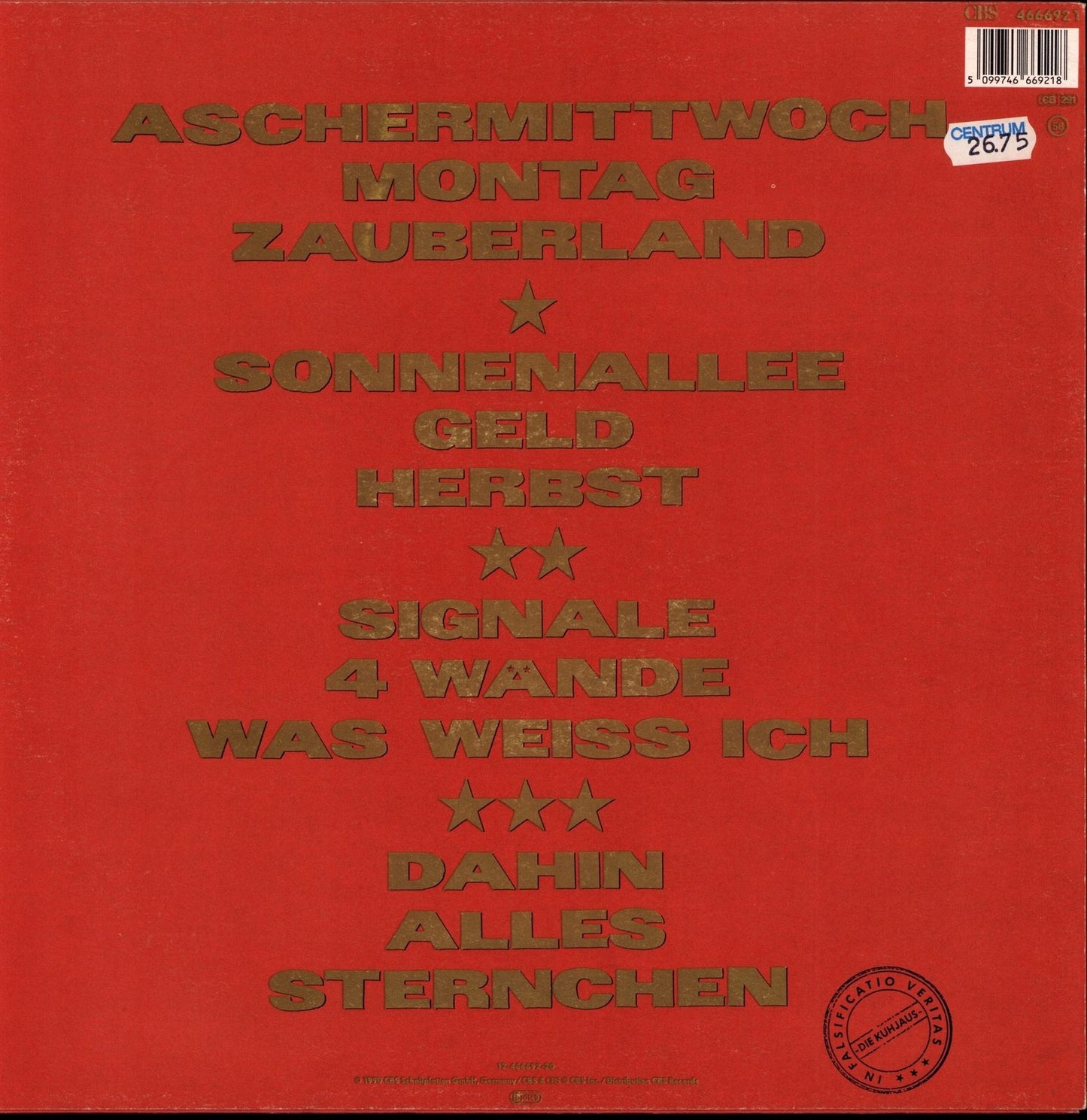 Rio Reiser - Rio I. Vinyl LP Kopie