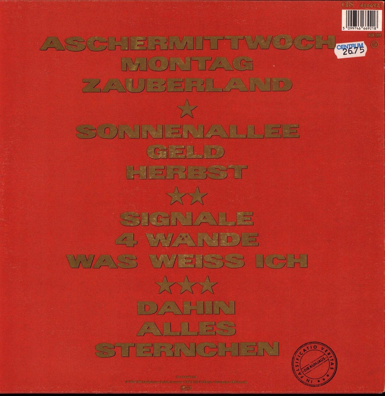 Rio Reiser - Rio I. Vinyl LP Kopie