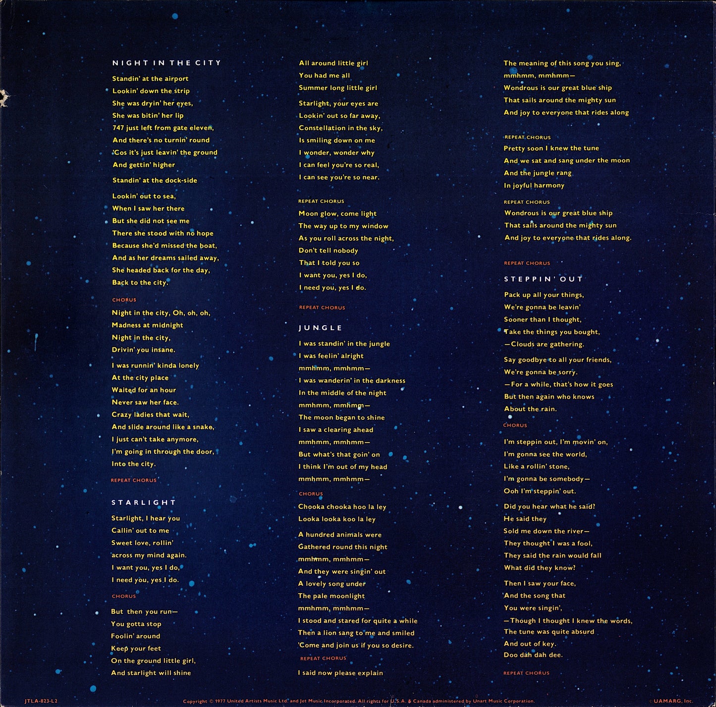 Electric Light Orchestra – Out Of The Blue Vinyl 2LP