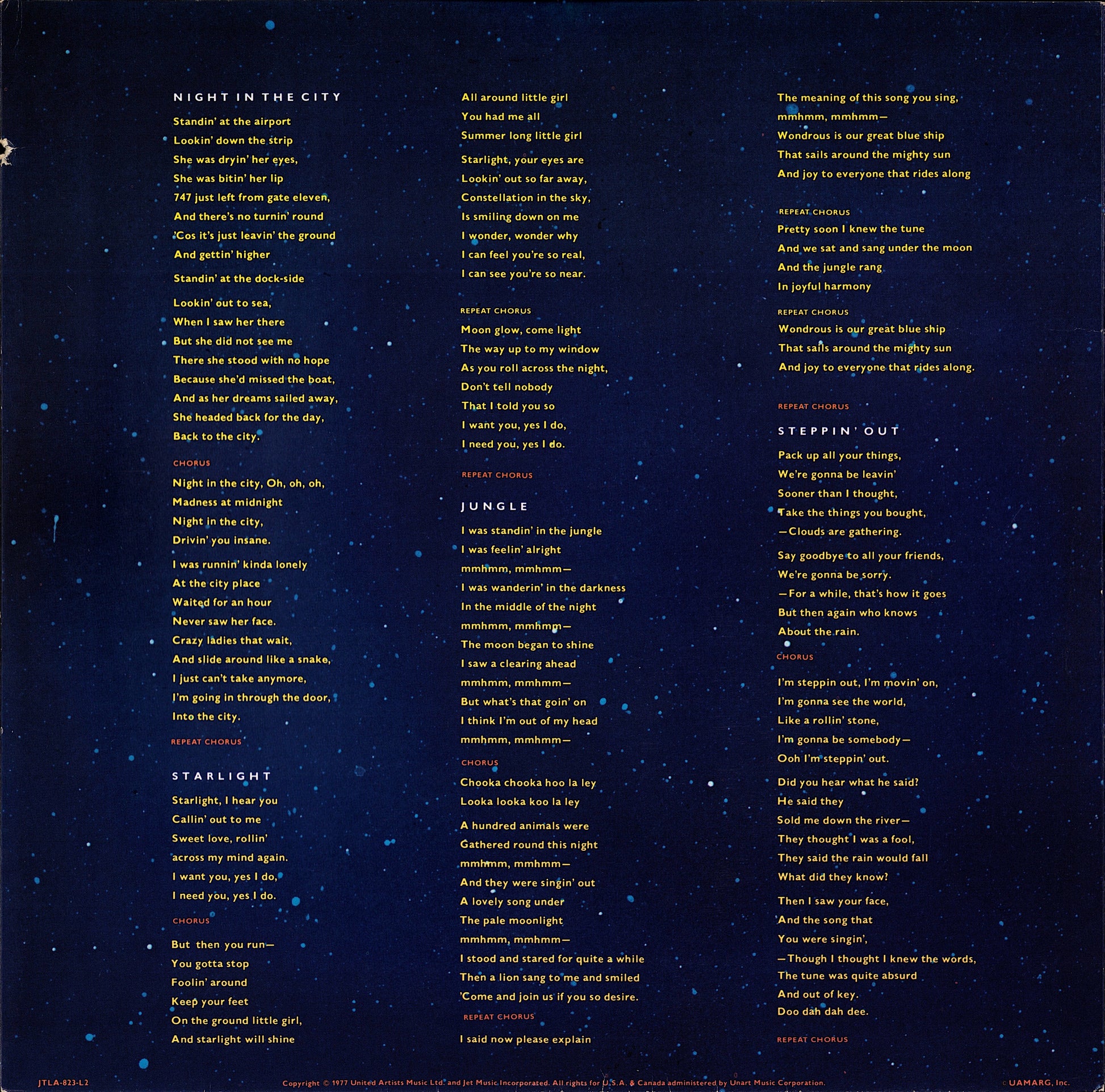 Electric Light Orchestra – Out Of The Blue Vinyl 2LP