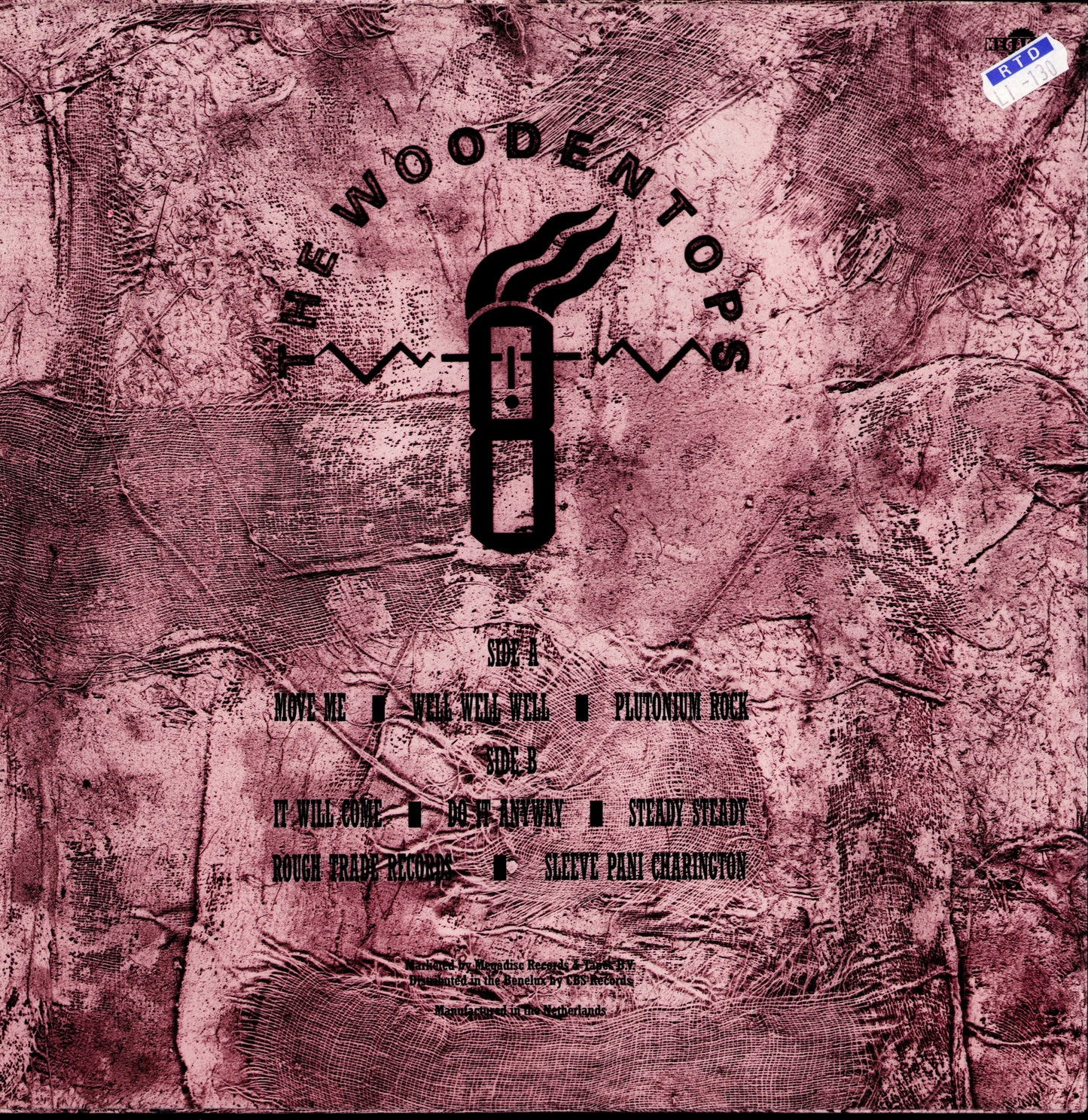 The Woodentops - Wooden Foot Cops On The Highway Opaque Blue Vinyl LP Kopie