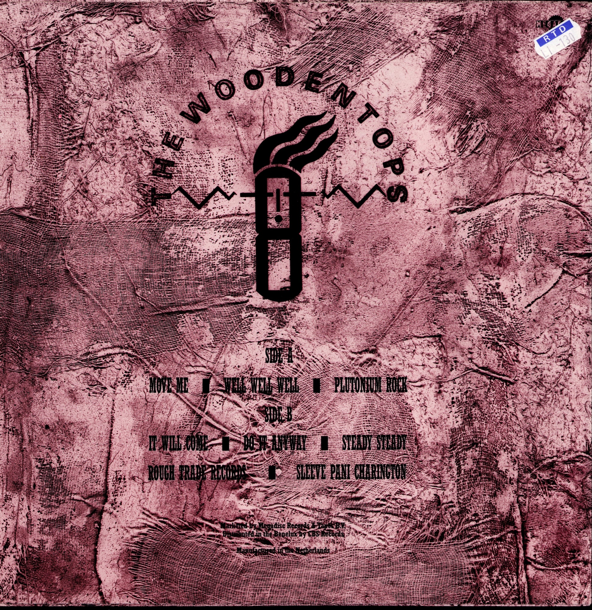 The Woodentops - Wooden Foot Cops On The Highway Opaque Blue Vinyl LP Kopie