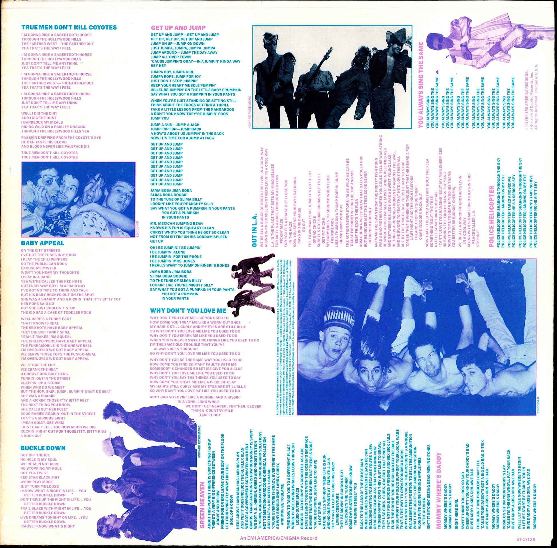 The Red Hot Chili Peppers ‎– The Red Hot Chili Peppers Vinyl LP