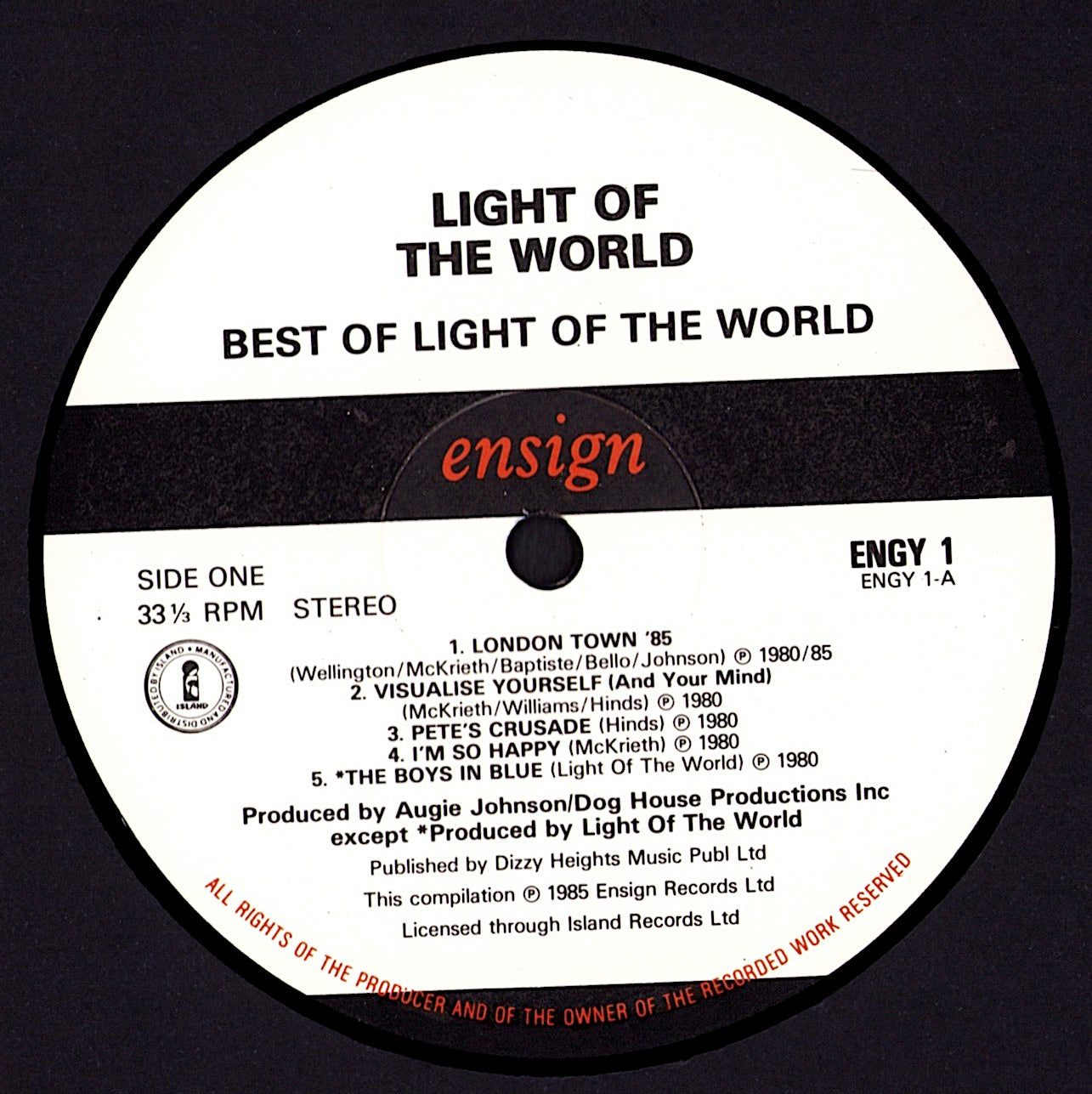 Light Of The World – The Best Of Light Of The World Vinyl LP