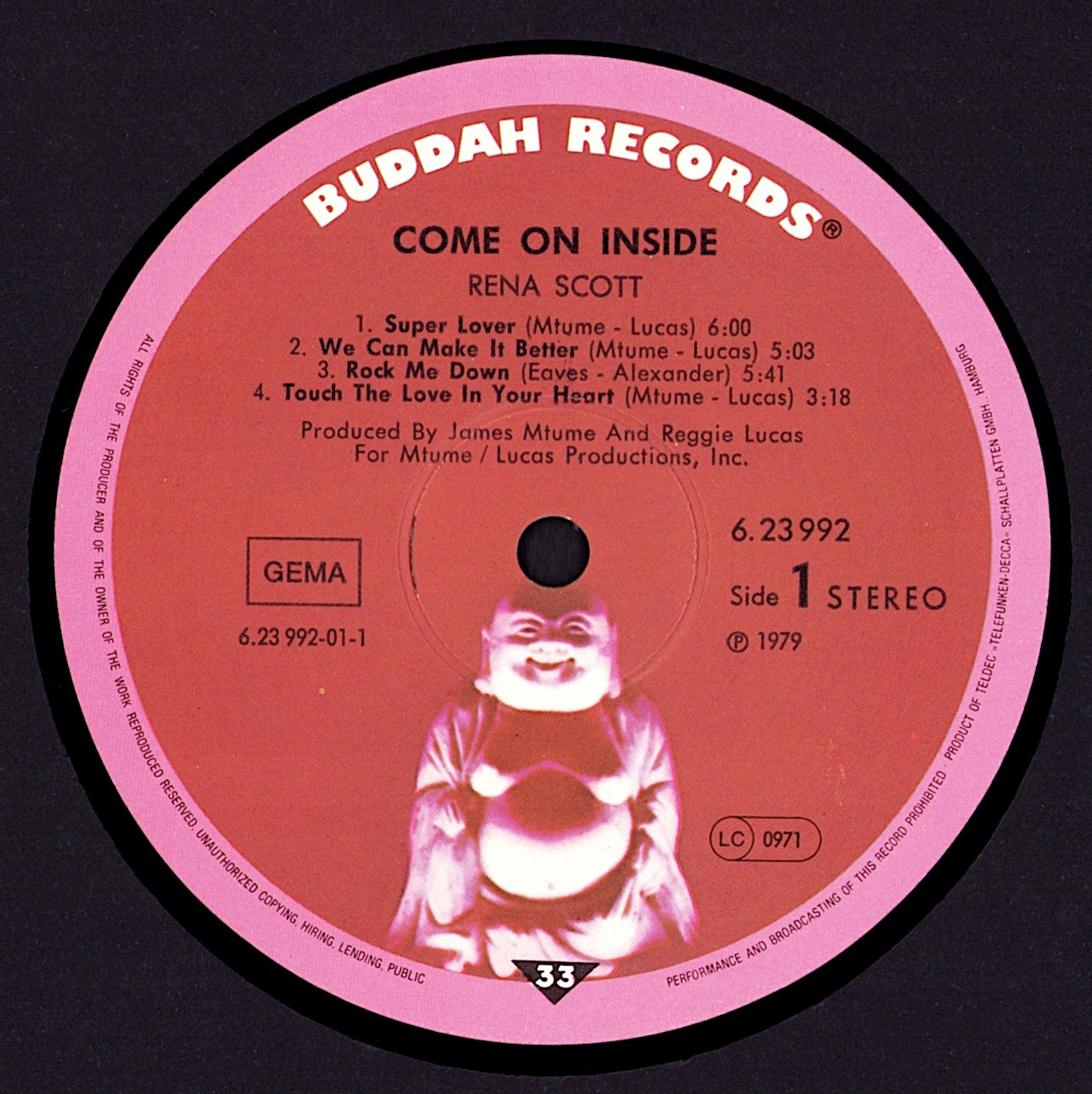 Rena Scott – Come On Inside Vinyl LP