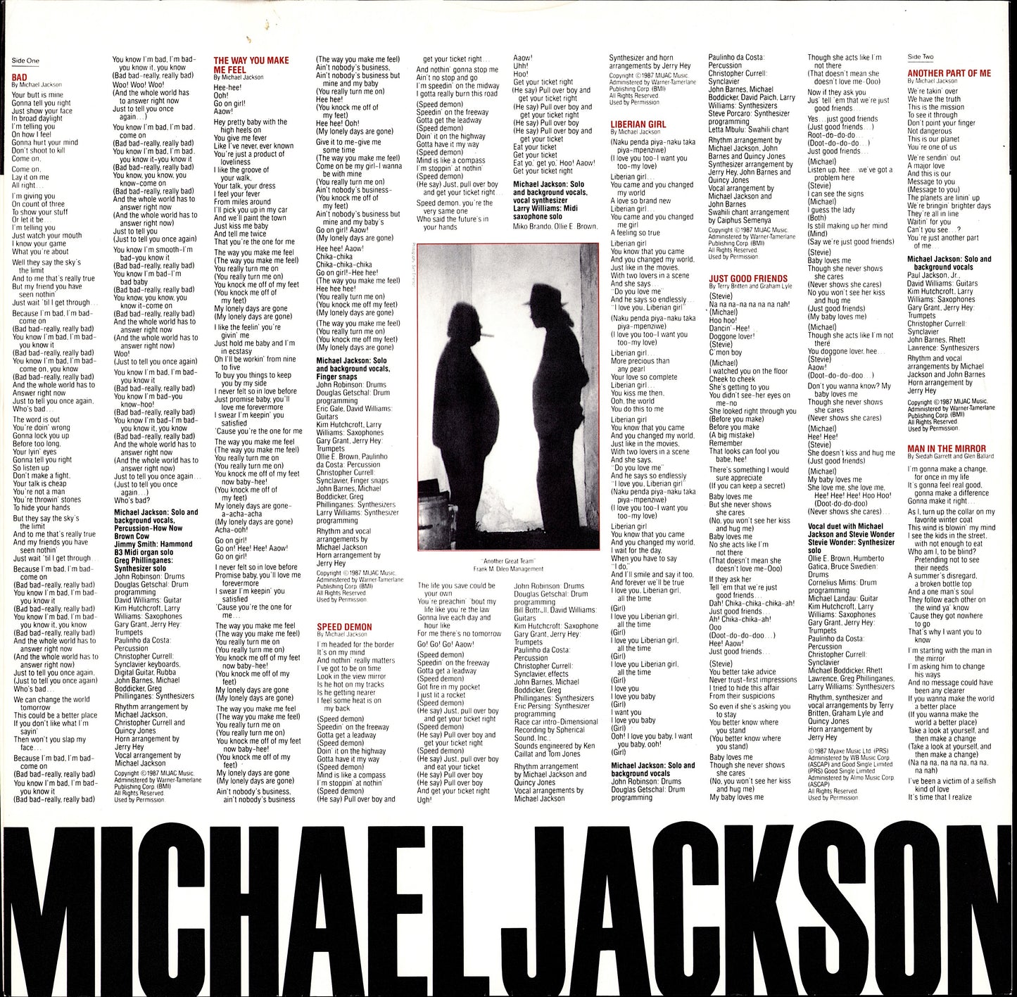 Michael Jackson - Bad Vinyl LP