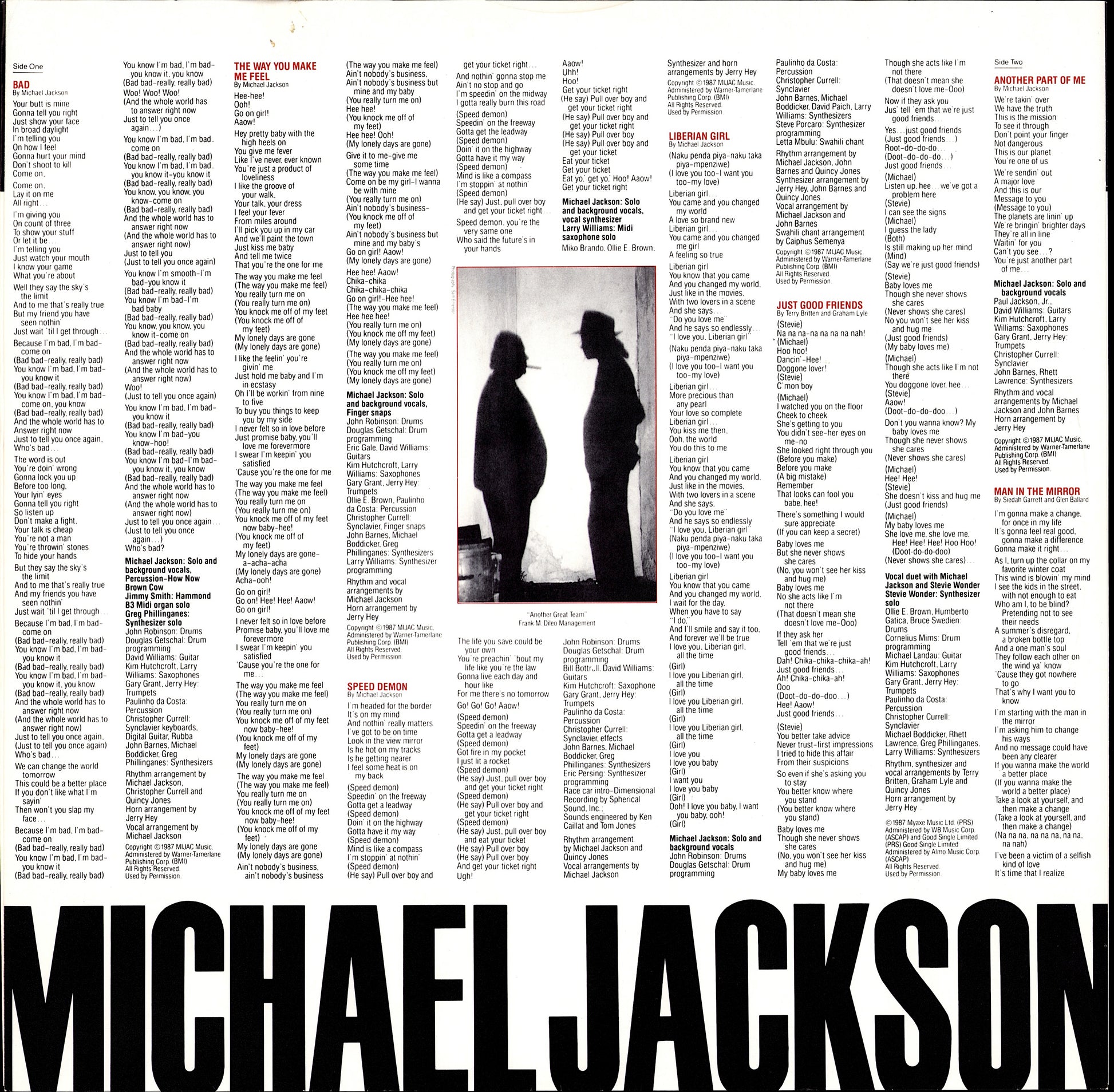 Michael Jackson - Bad Vinyl LP
