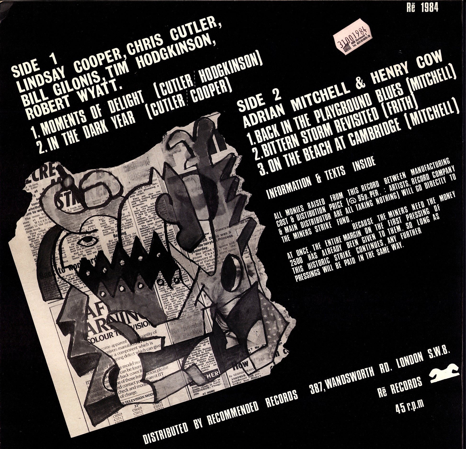 Holger Czukay - On The Way To The Peak Of Normal Vinyl LP Kopie Kopie