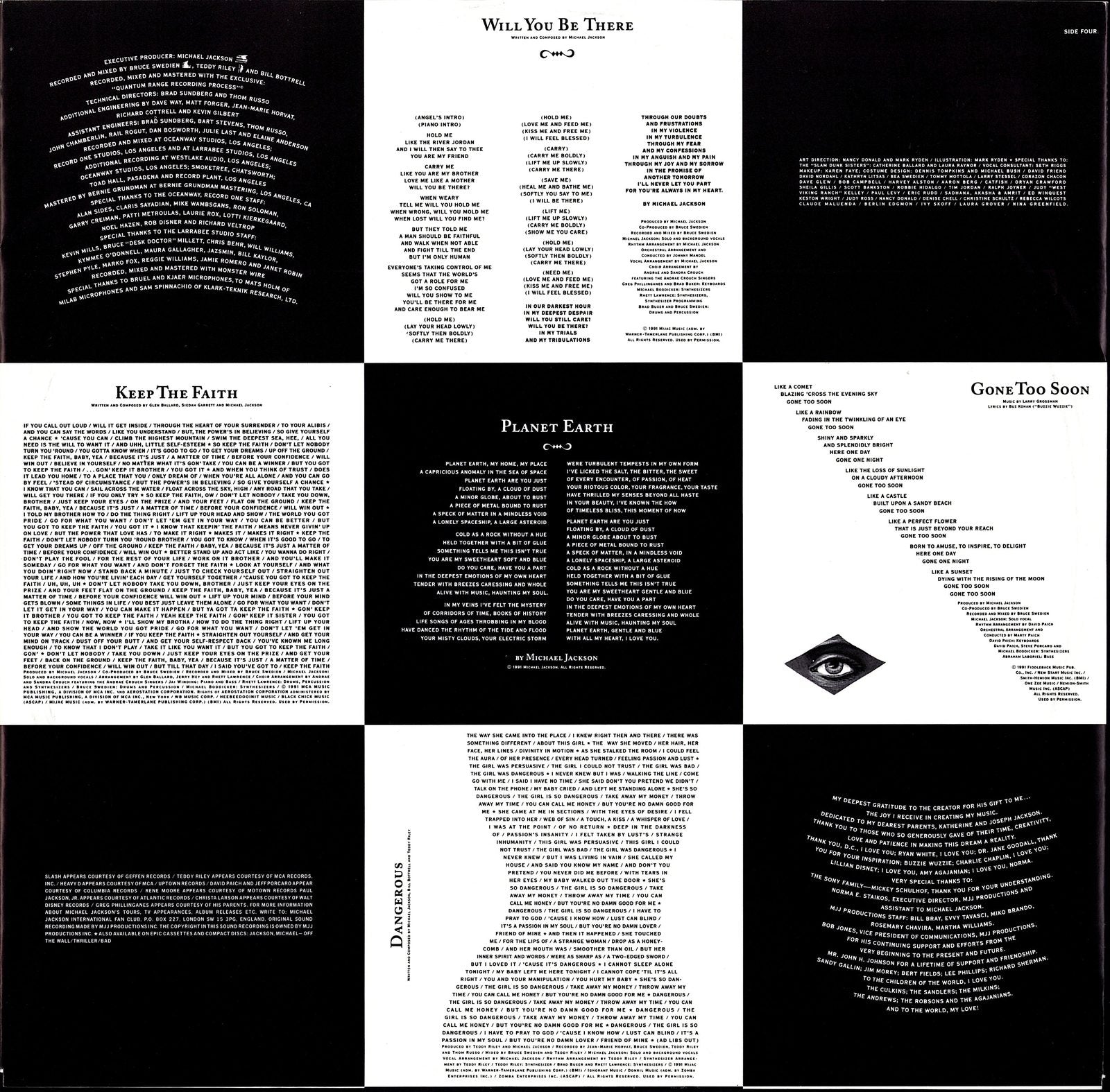 Michael Jackson ‎– Dangerous Vinyl 2LP