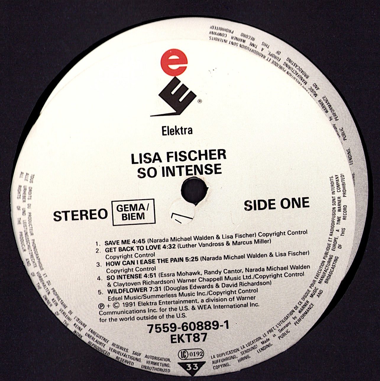 Lisa Fischer – So Intense Vinyl LP