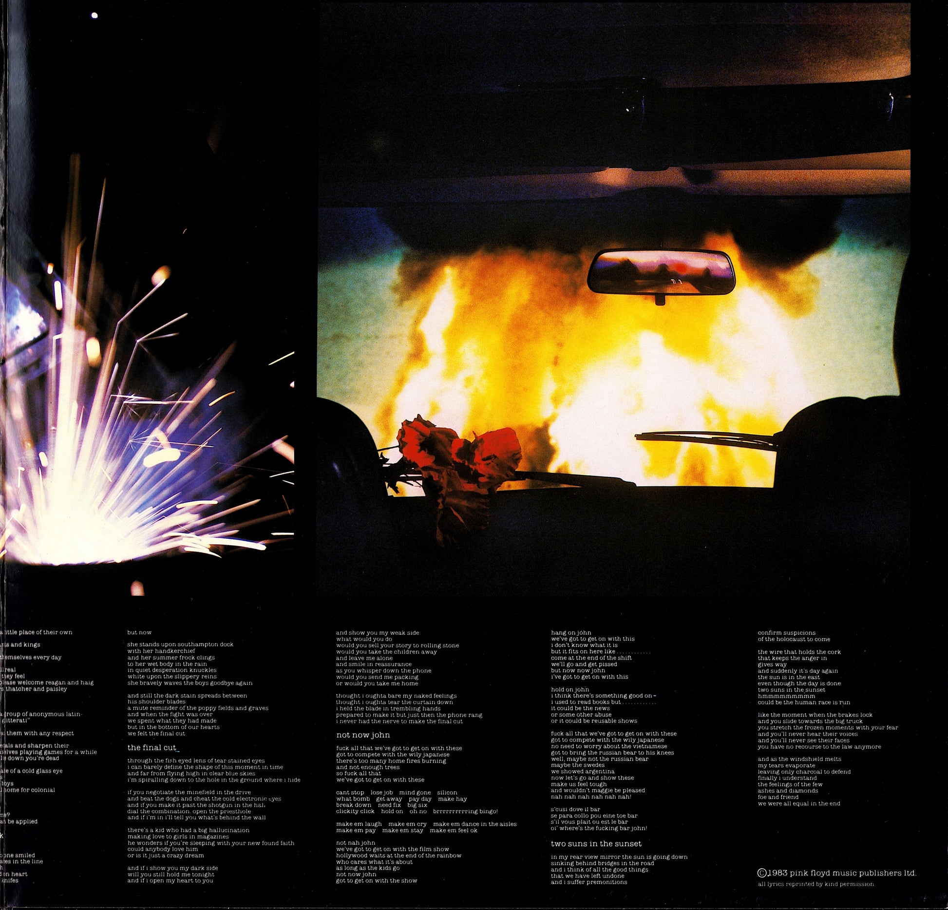 Pink Floyd - The Final Cut Vinyl LP Kopie