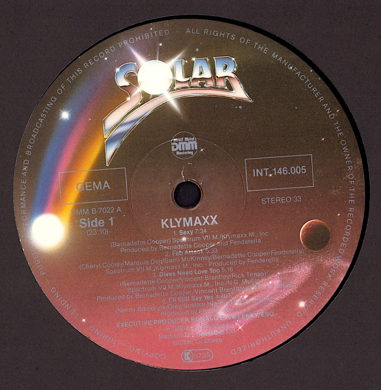 Klymaxx – Klymaxx Vinyl LP