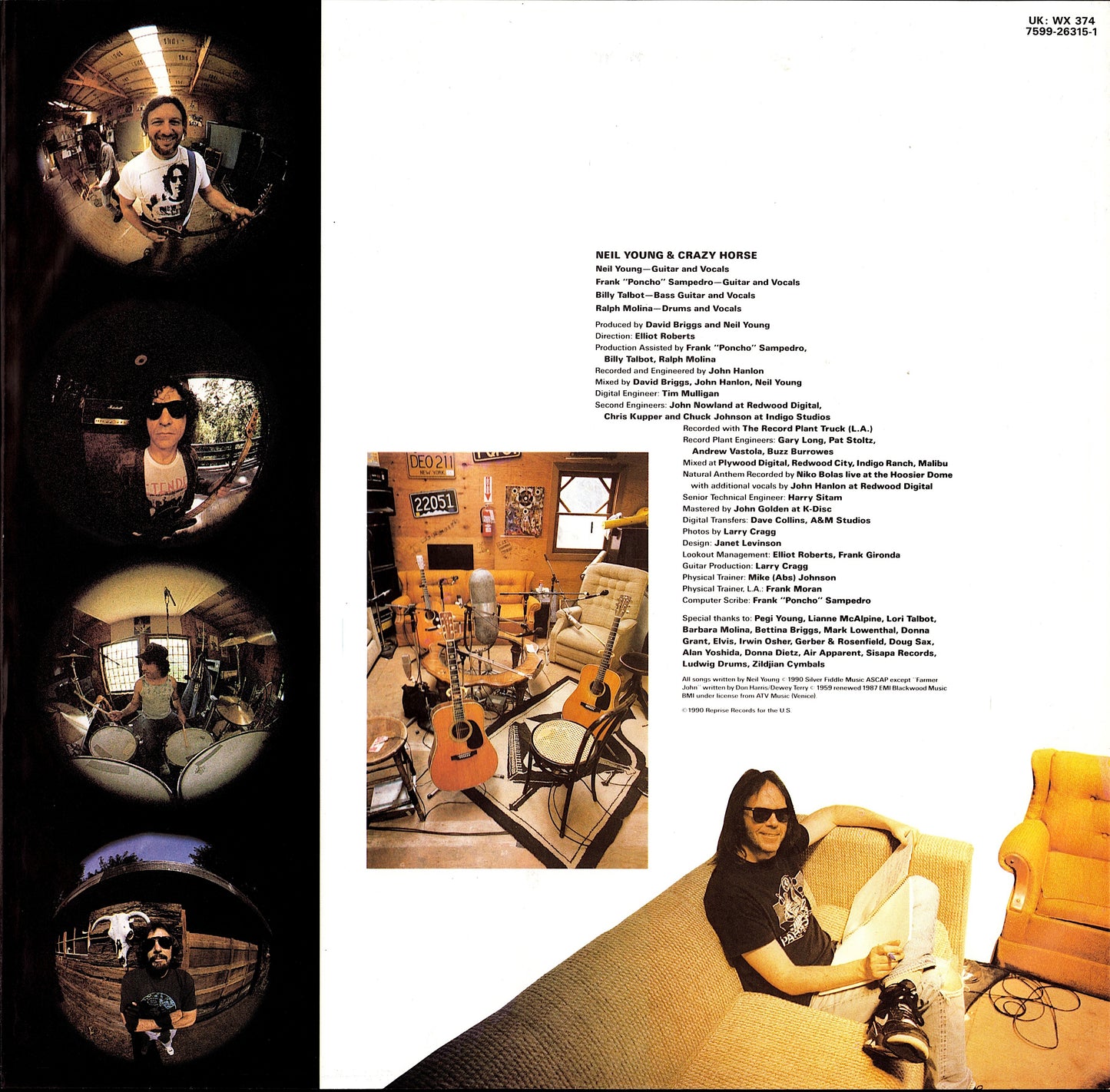 Neil Young + Crazy Horse – Ragged Glory Vinyl LP
