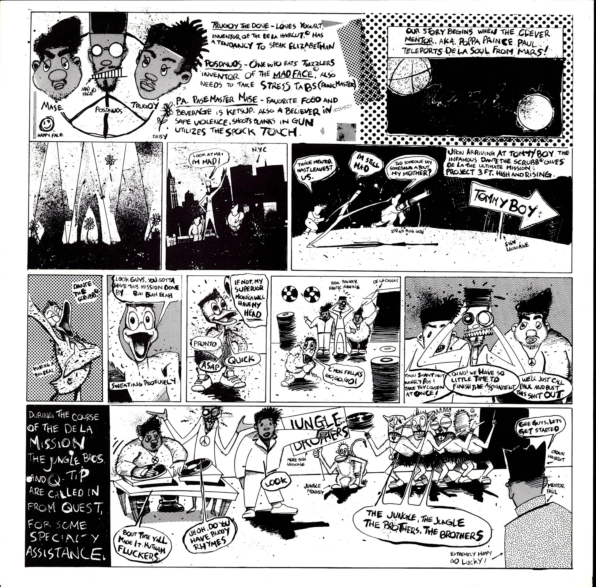 De La Soul ‎– 3 Feet High And Rising Vinyl LP