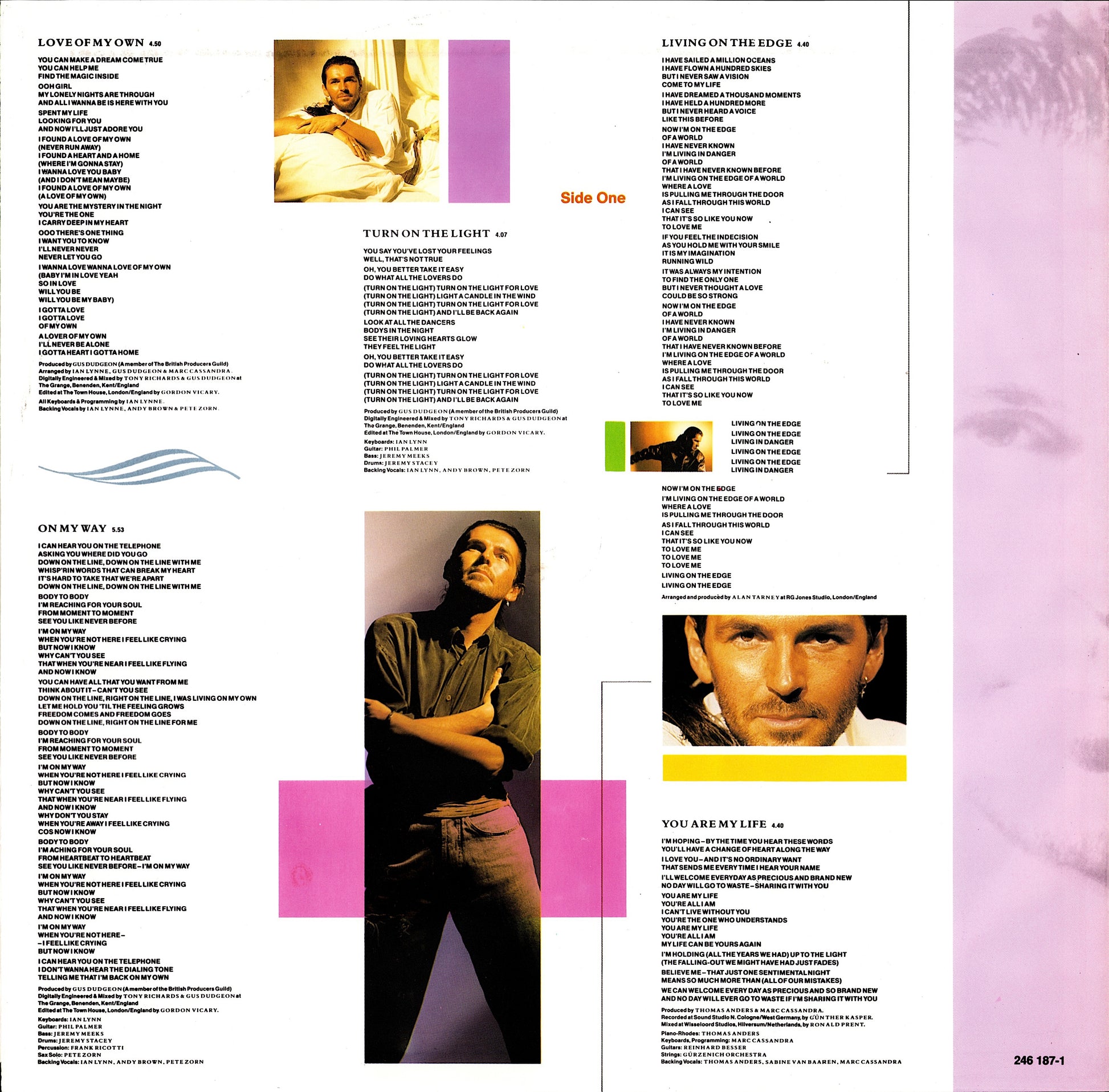 Thomas Anders – Different Vinyl LP