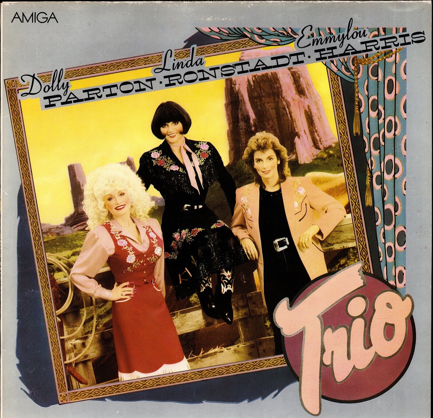 Dolly Parton · Linda Ronstadt · Emmylou Harris – Trio Vinyl LP Kopie