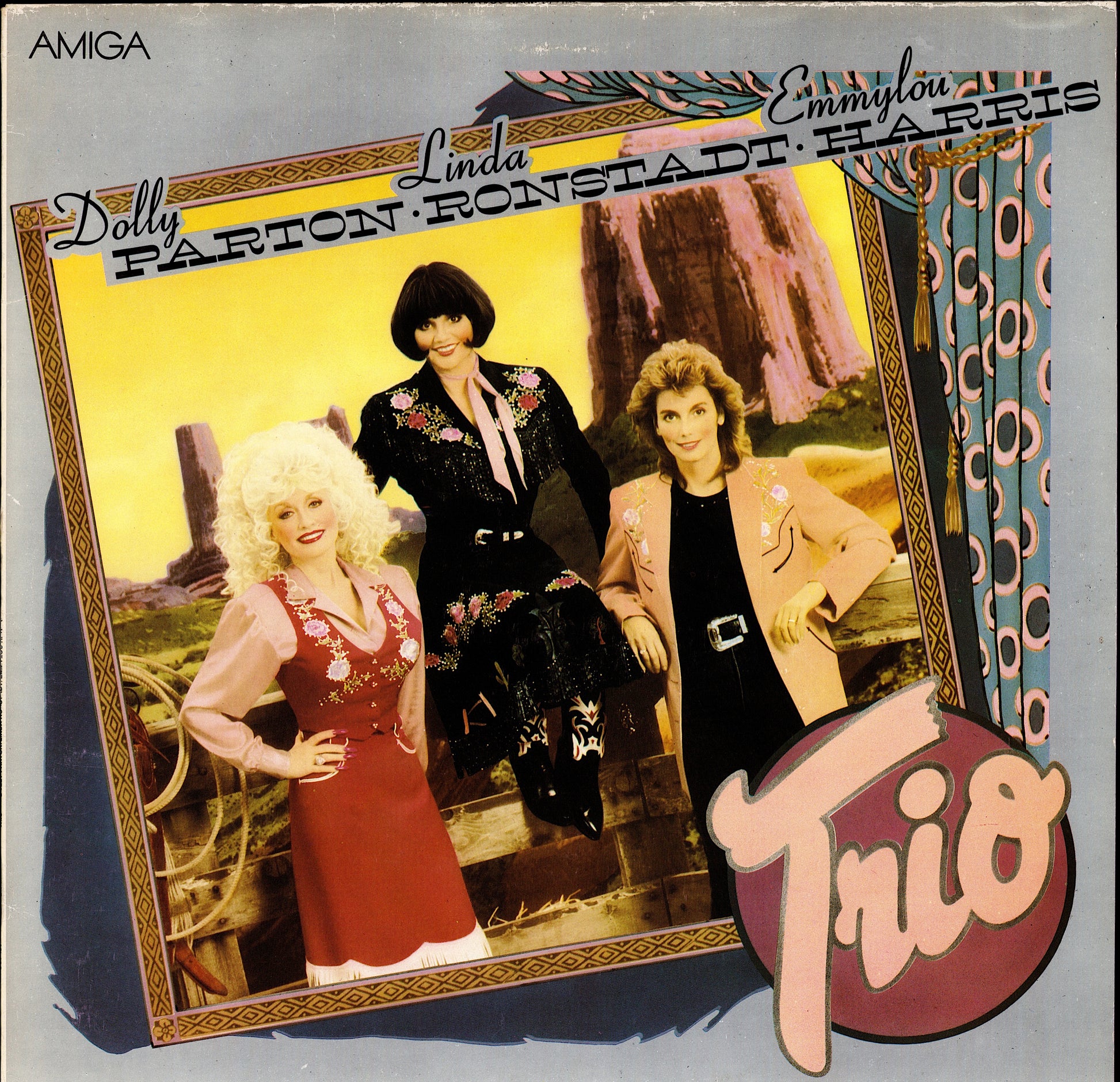 Dolly Parton · Linda Ronstadt · Emmylou Harris – Trio Vinyl LP Kopie