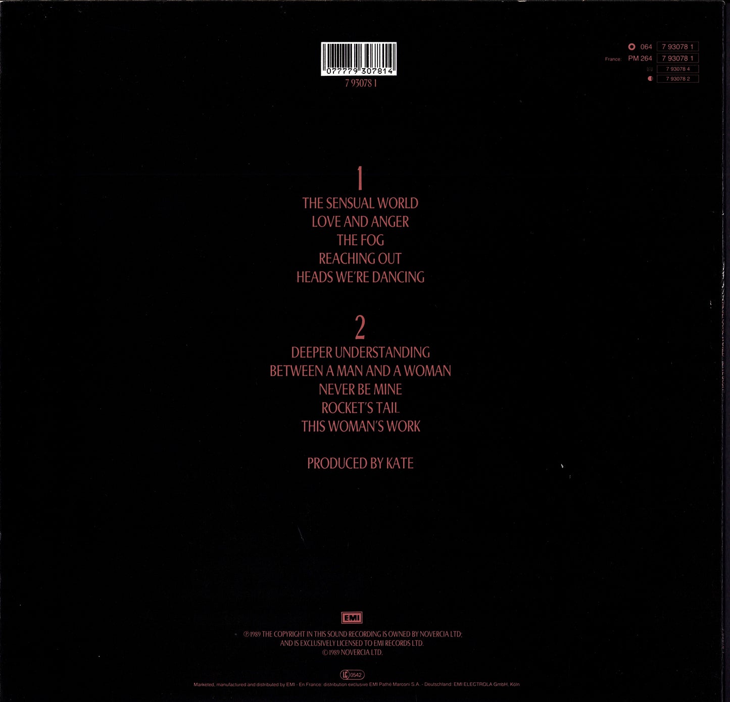 Kate Bush - Hounds Of Love Vinyl LP Kopie