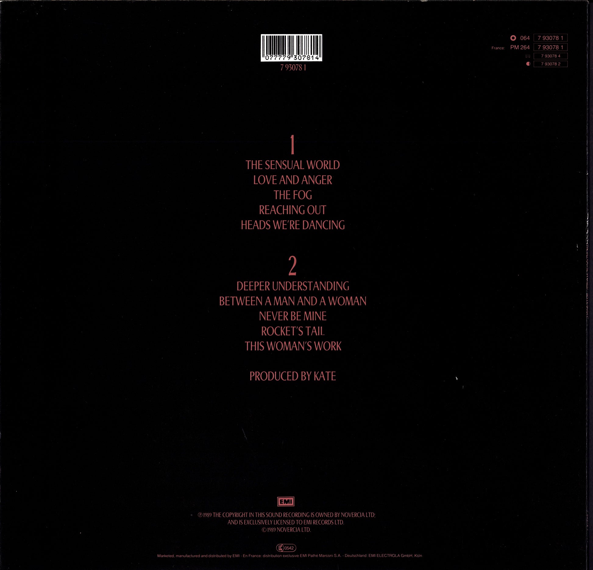 Kate Bush - Hounds Of Love Vinyl LP Kopie