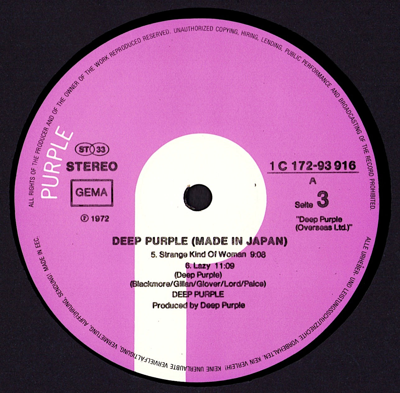 Deep Purple ‎- Made In Japan Vinyl 2LP
