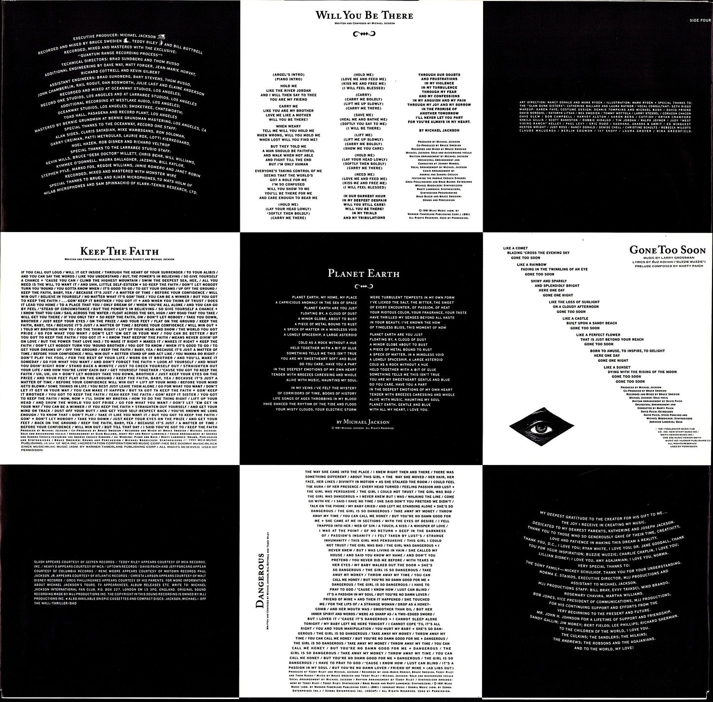 Michael Jackson ‎– Dangerous Vinyl 2LP Kopie