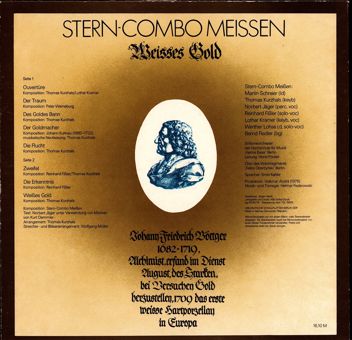 Stern-Combo Meissen - Weisses Gold Vinyl LP