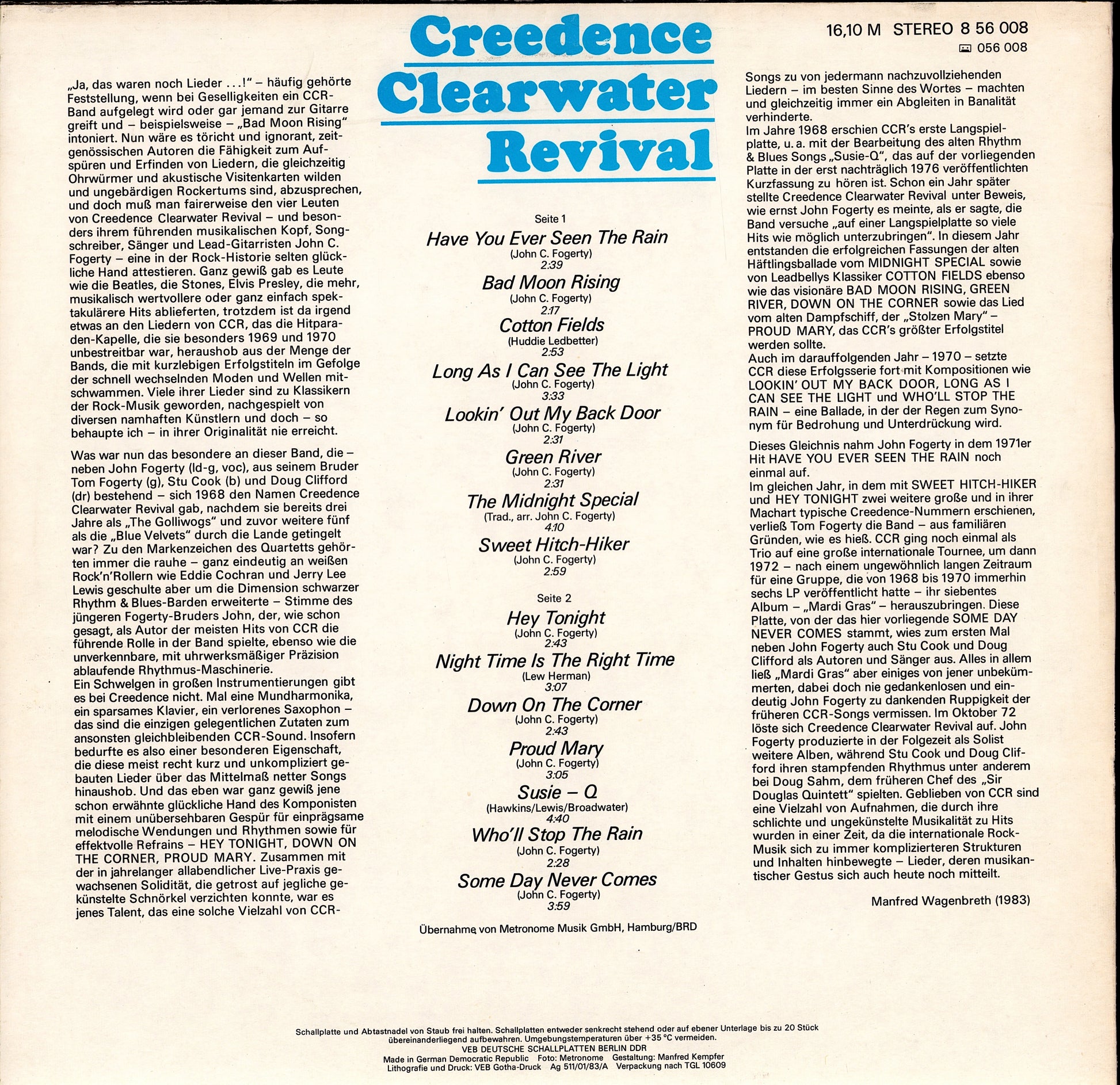 Creedence Clearwater Revival – Creedence Clearwater Revival Vinyl LP