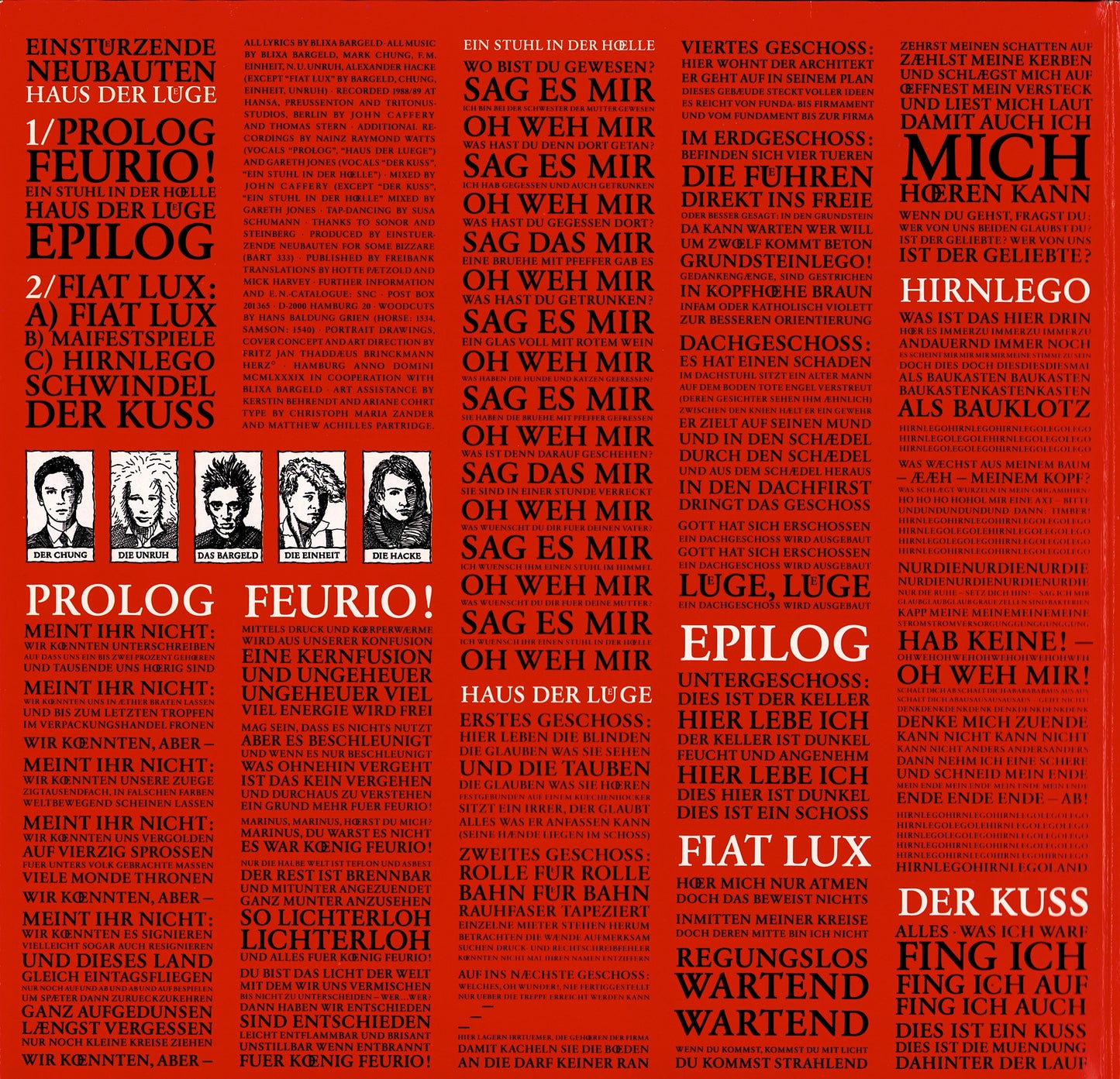 Einstuerzende Neubauten - Haus Der Luege Vinyl LP