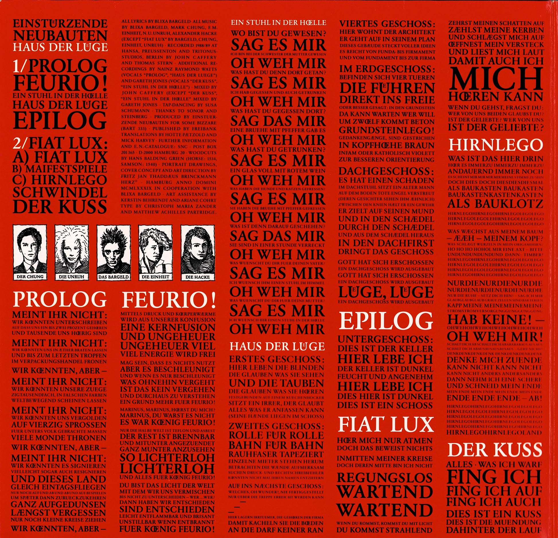 Einstuerzende Neubauten - Haus Der Luege Vinyl LP