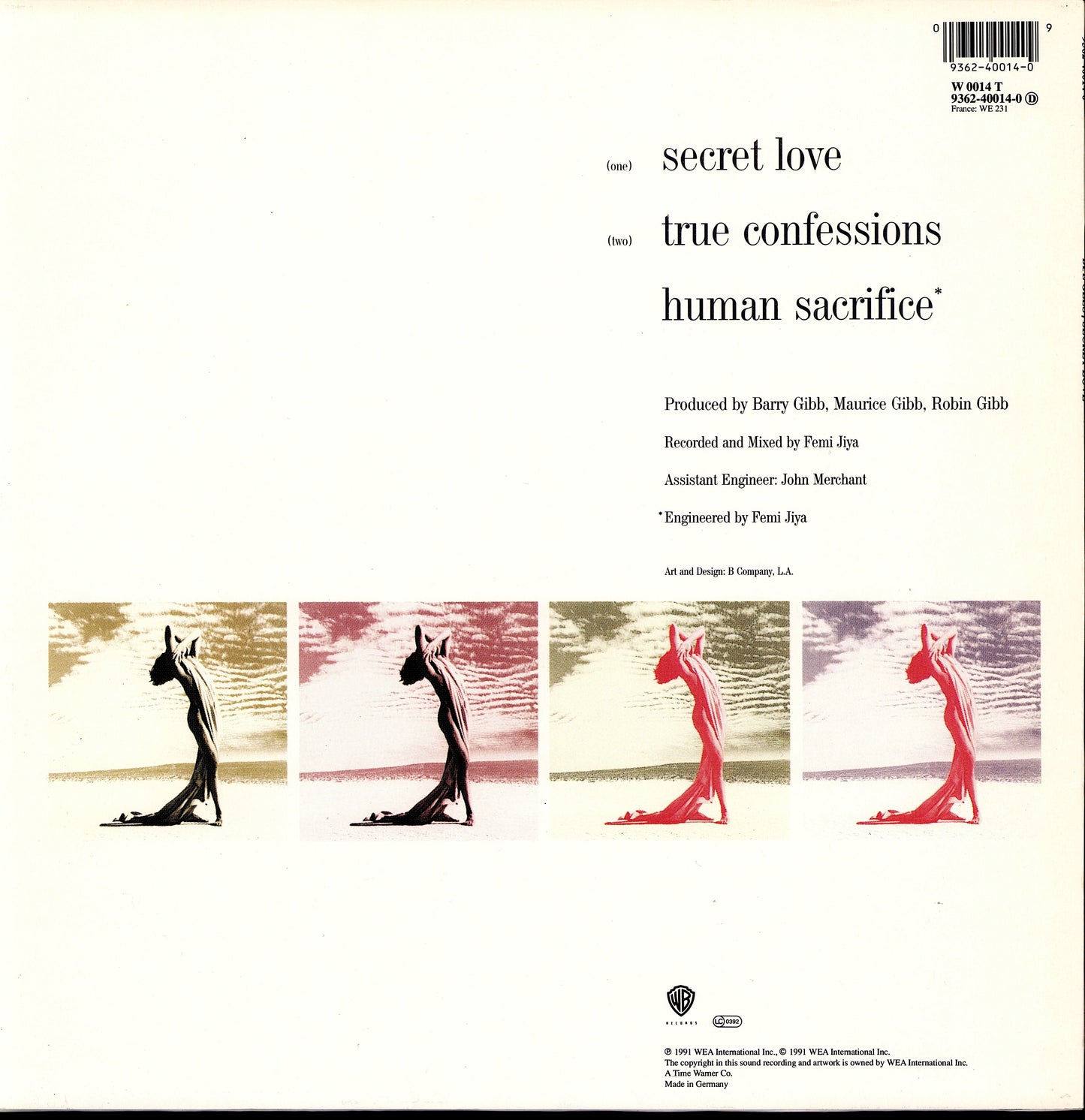 Bee Gees – Secret Love Vinyl 12" Maxi-Single