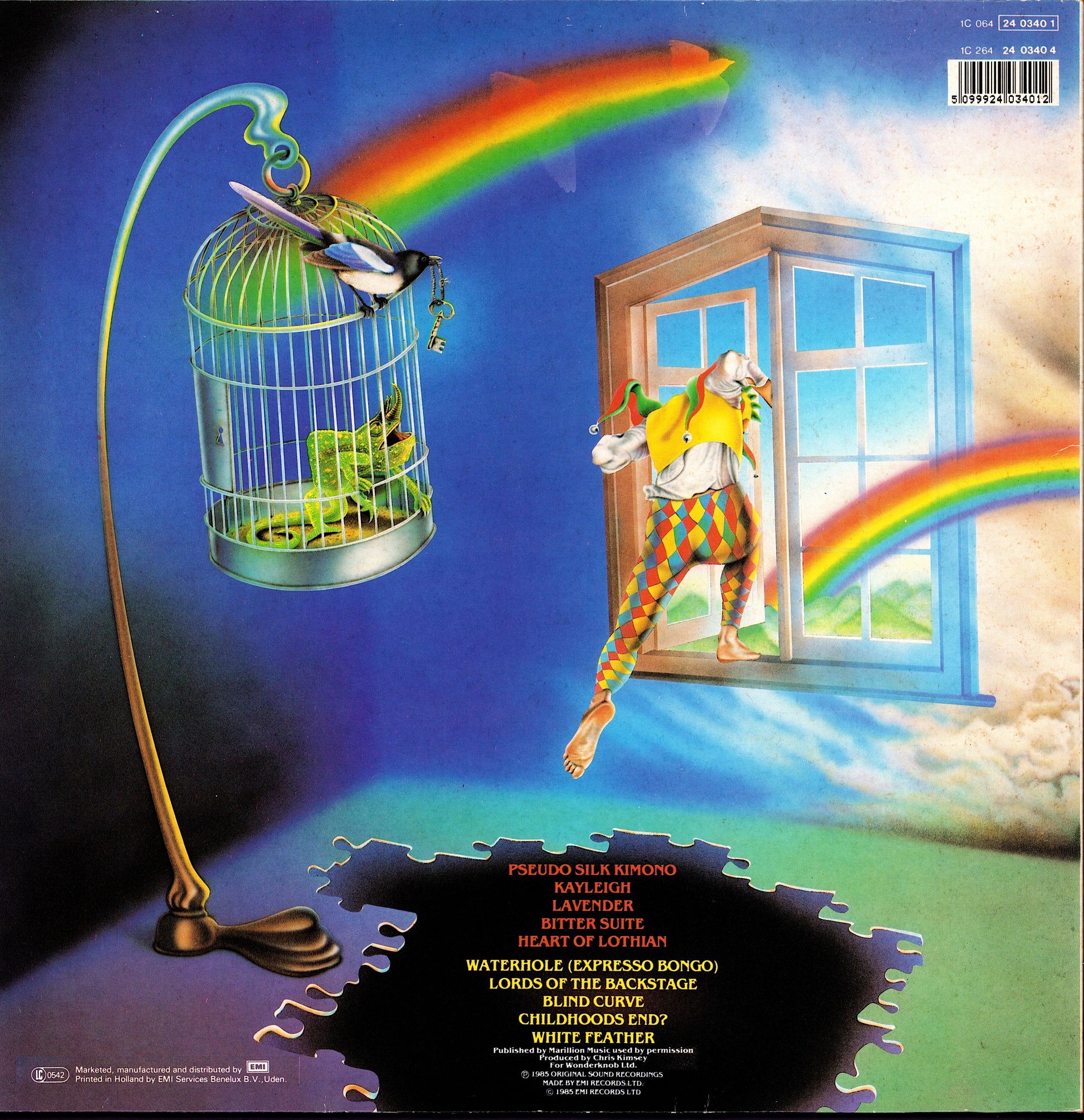 Marillion ‎- Misplaced Childhood Vinyl LP